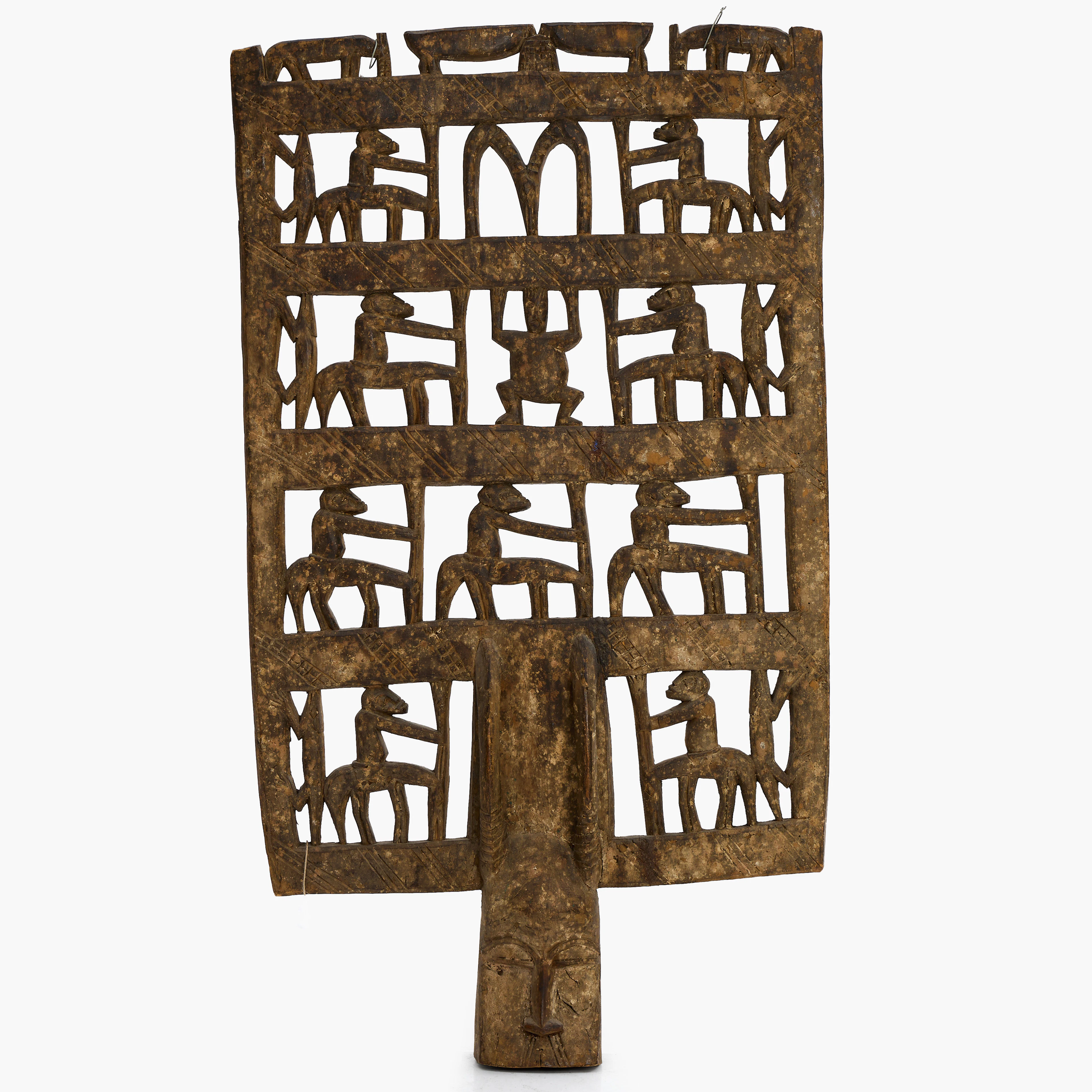 DÖRR/VÄGGDEKOR, Dogon, Mali, 1900-talets senare del.