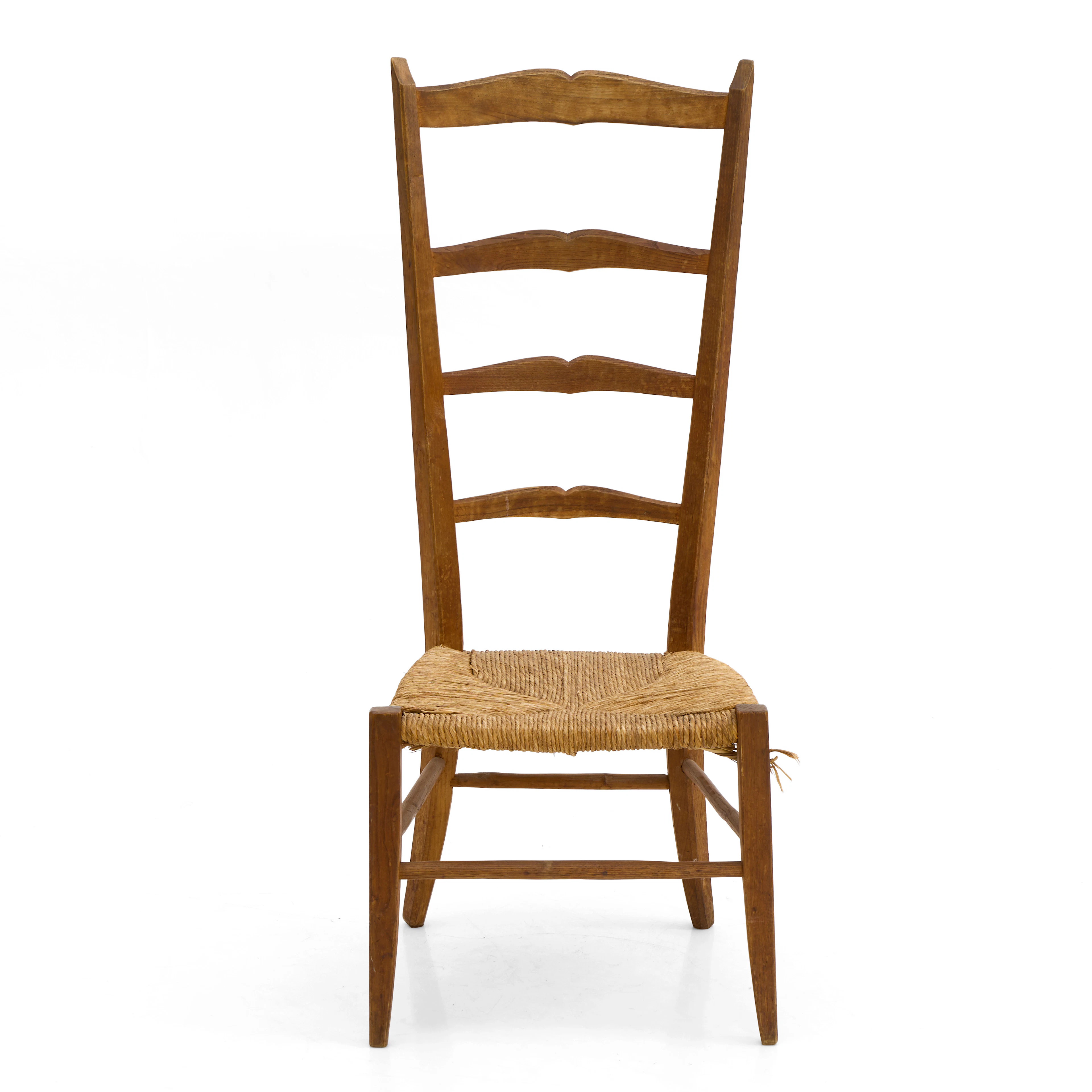 STOL, 1900-talets senare del, flätad sits.