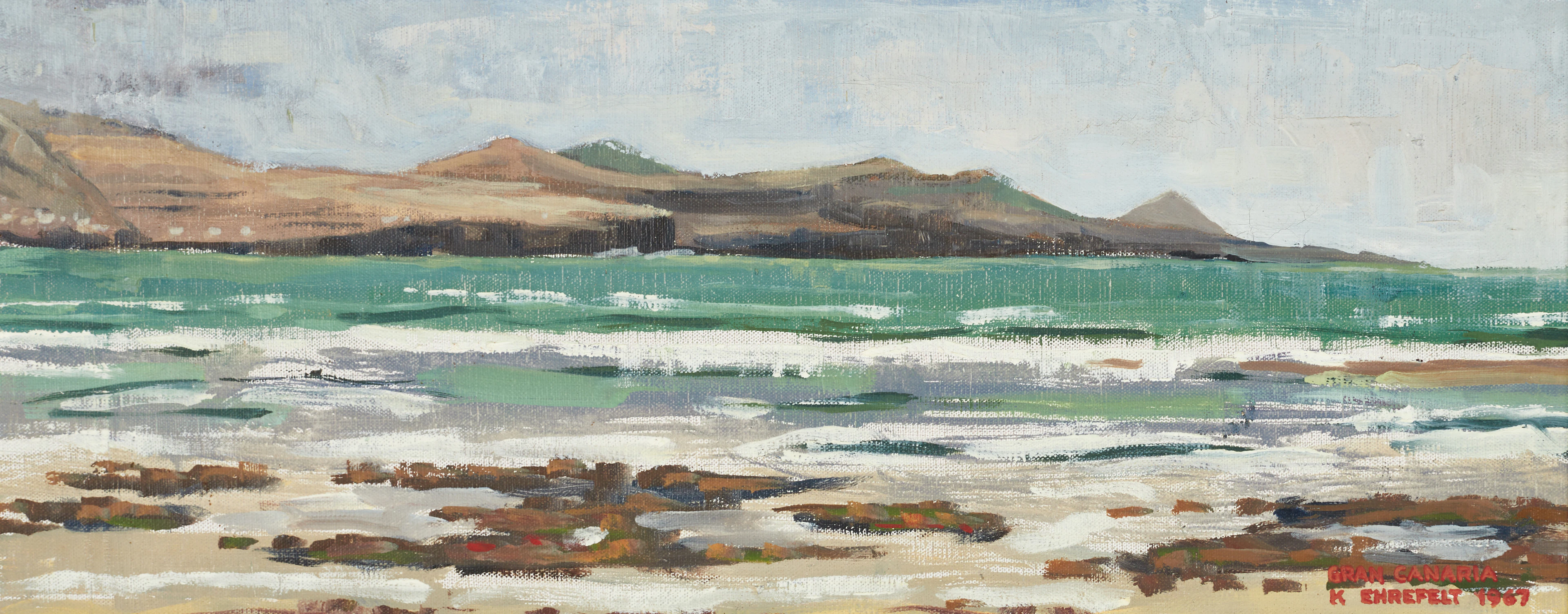 KURT EHREFELT (1921-2010), GRAN CANARIA, signerad och daterad 1967