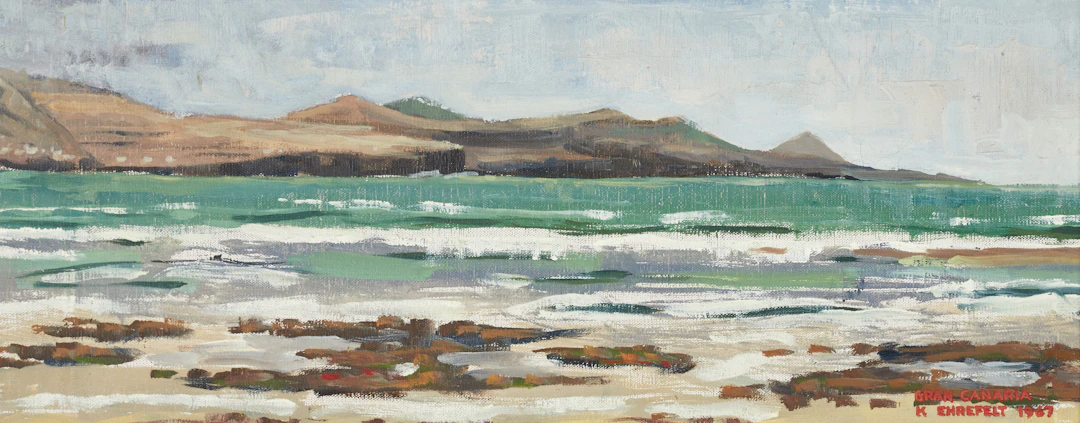 KURT EHREFELT (1921-2010), GRAN CANARIA, signerad och daterad 1967