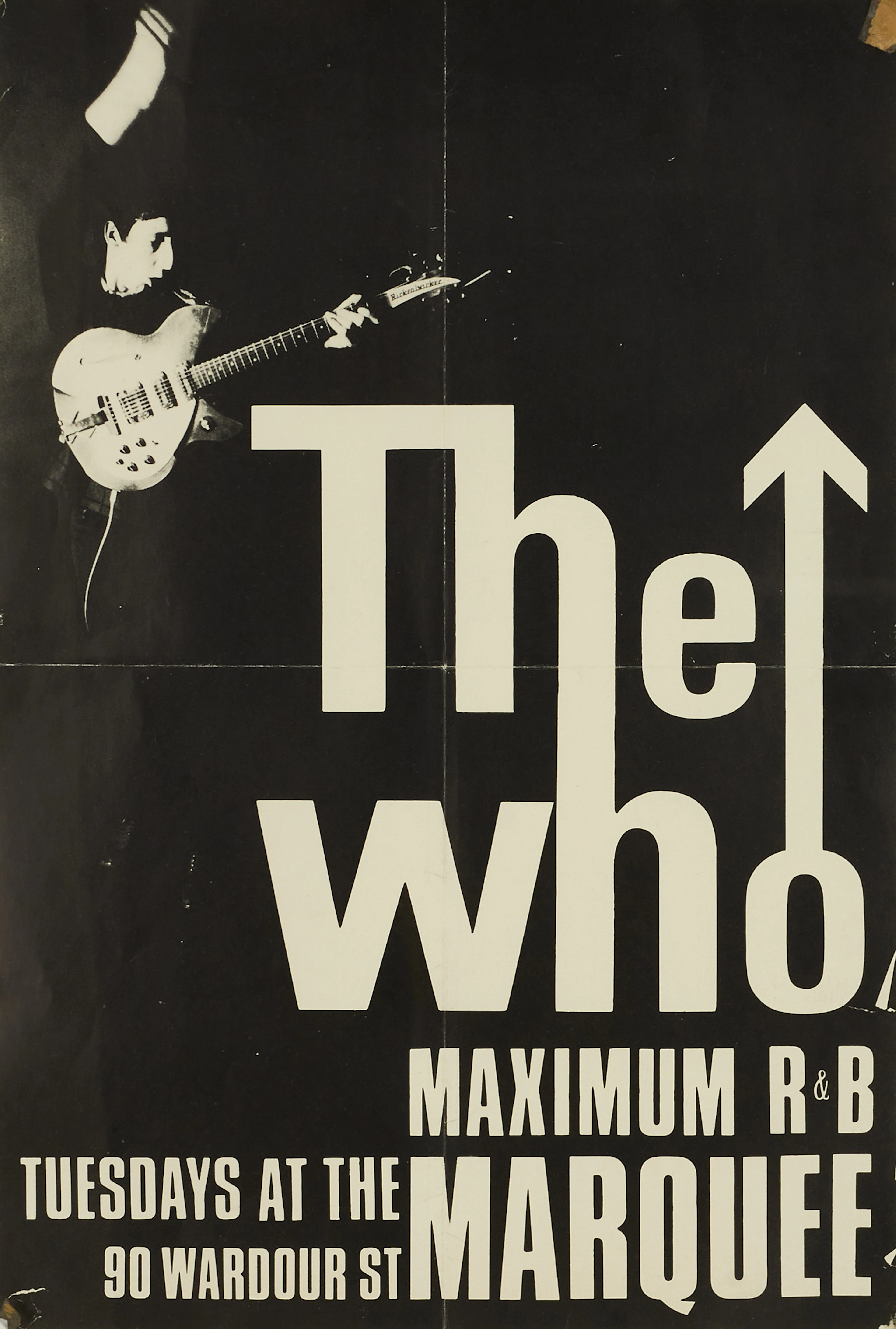 ORIGINAL AFFISCH/POSTER, "The Who - Marquee Club", 1960-tal.