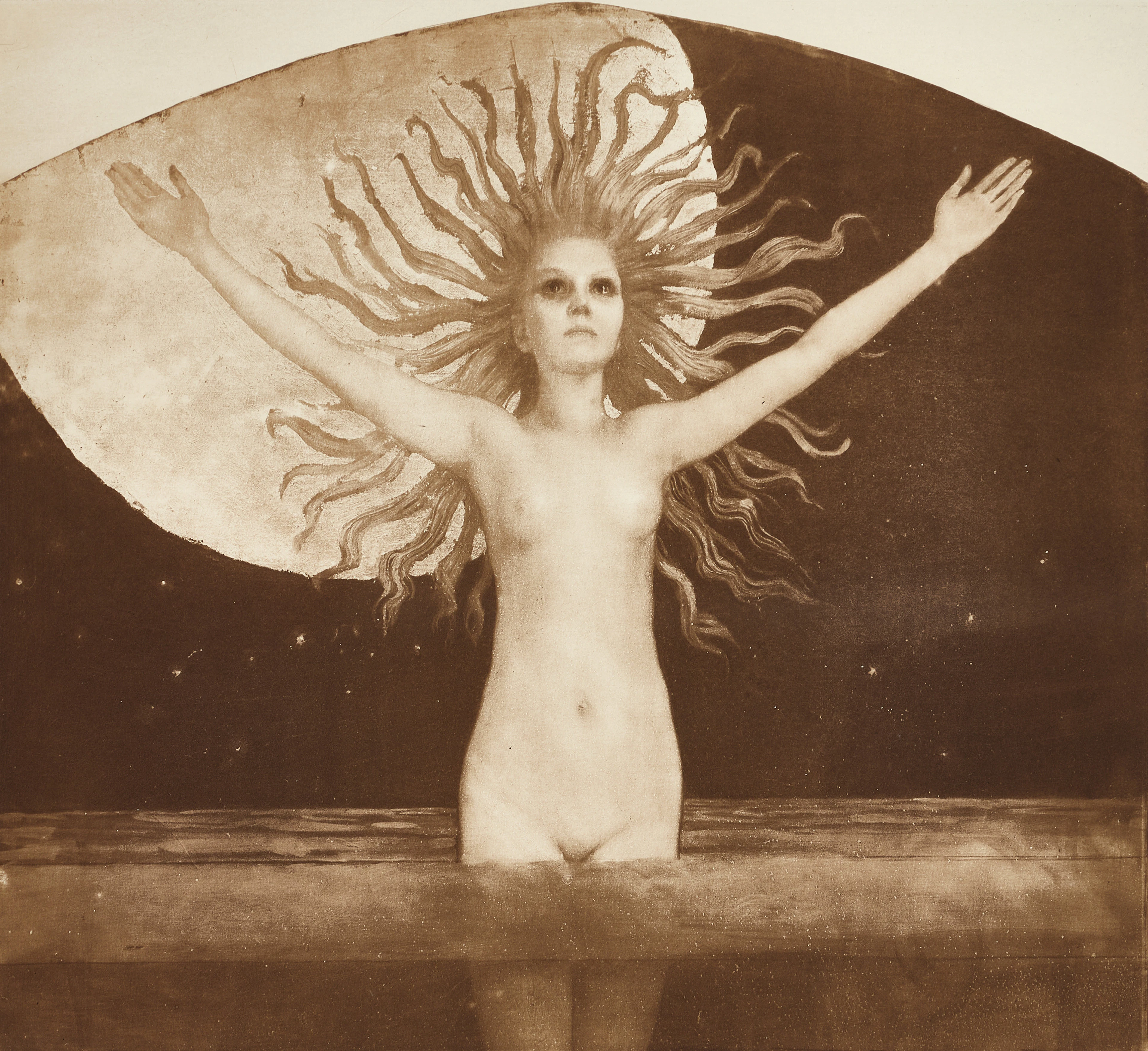 AKSELI GALLEN-KALLELA (Finland, 1907-1931), efter, "Ad Astra". 1914