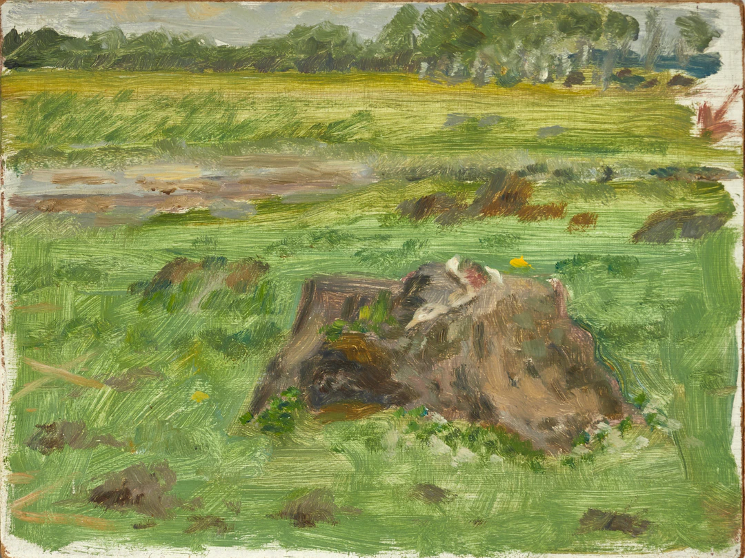 IVAN HUMBLA (sverige, 1888–1962), 4 st, skogsmotiv, olja på pannå.