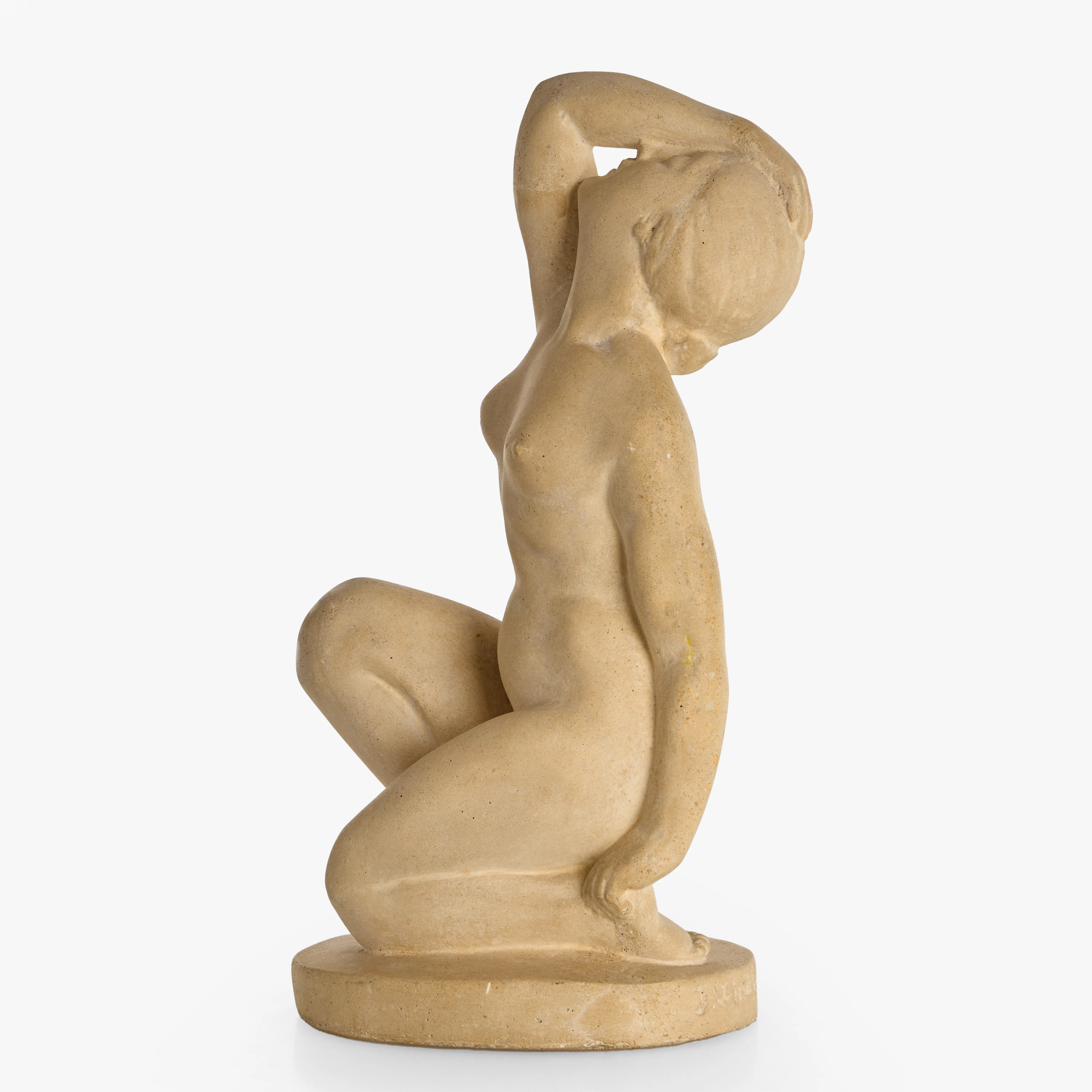 JØRGEN WINDFELD-SCHMIDT (Danmark, 1885-1952), Kvinnostudie, skulptur