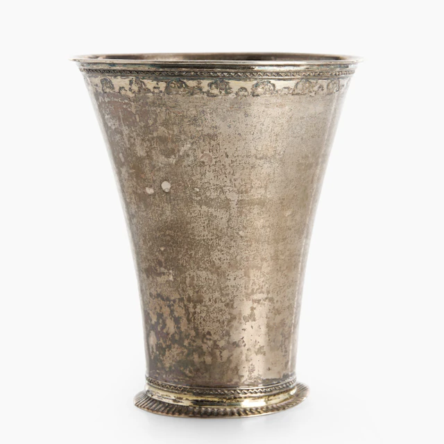 ILS ORSTEDT (verksam 1745-1769). Bägare, silver, Norrköping 1761.