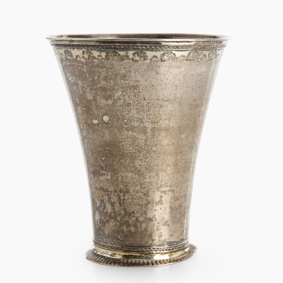 ILS ORSTEDT (verksam 1745-1769). Bägare, silver, Norrköping 1761.