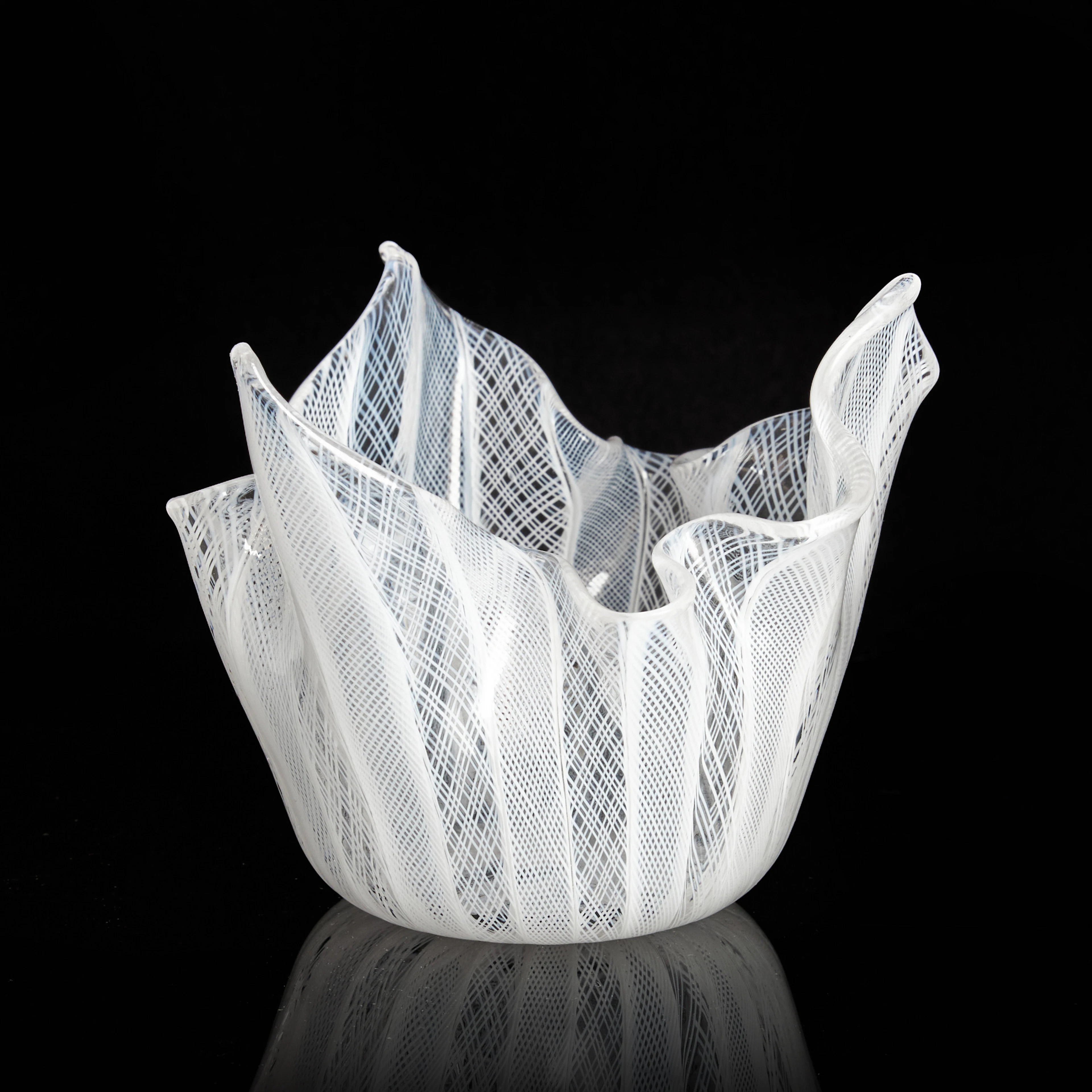 ÄSDUKSSKÅL, "Fazzoletto", Murano, Italien.