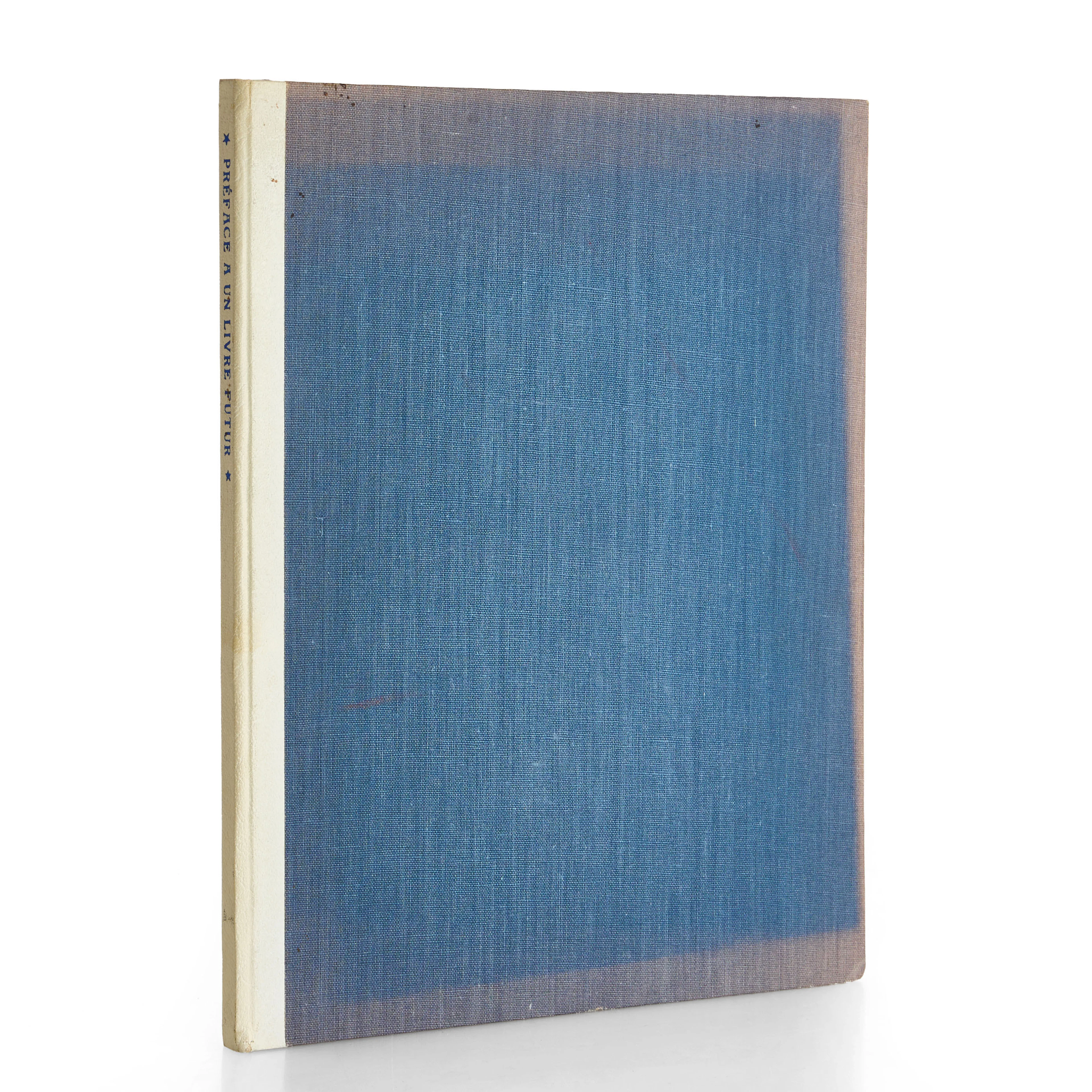 JEAN DEWASNE (1921-1999). 'Préface a un Livre Futur', bok med 16 originallitogra
