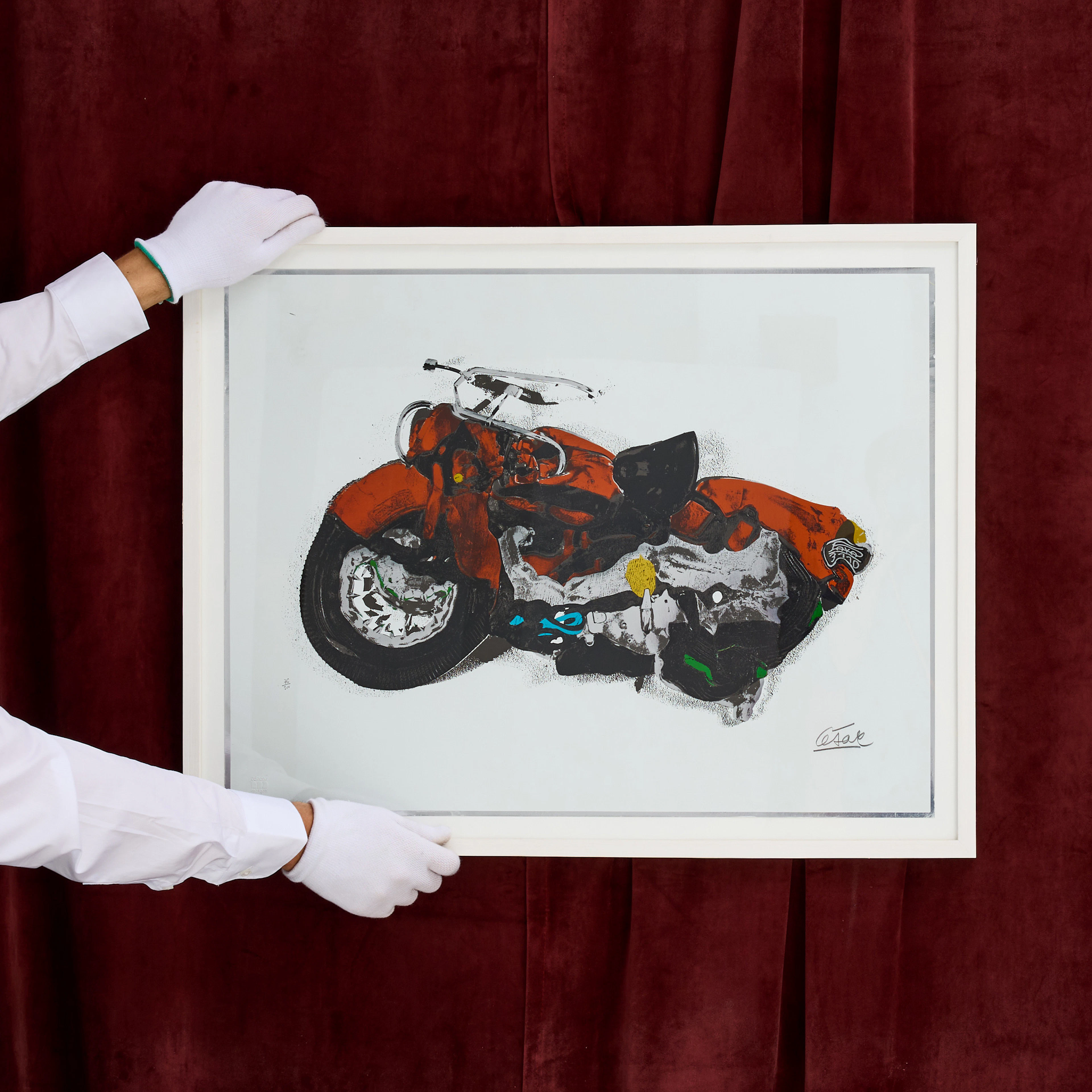 CÉSAR (César Baldaccini, Frankrike, 1921-1998), Compression de moto