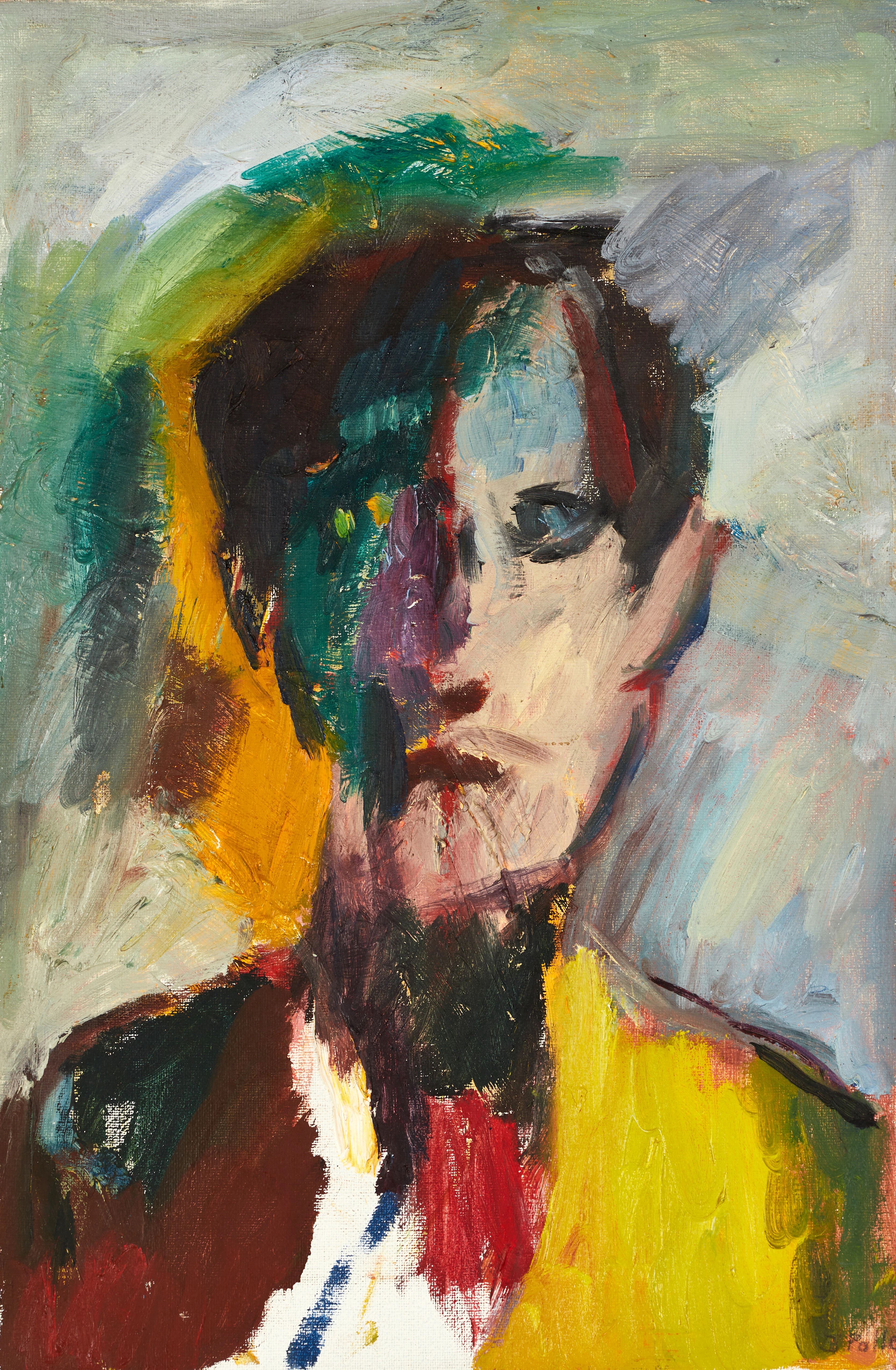 JÖRGEN PALLE JENSEN (1931-2000). "Porträtt Från den lange resan -79"