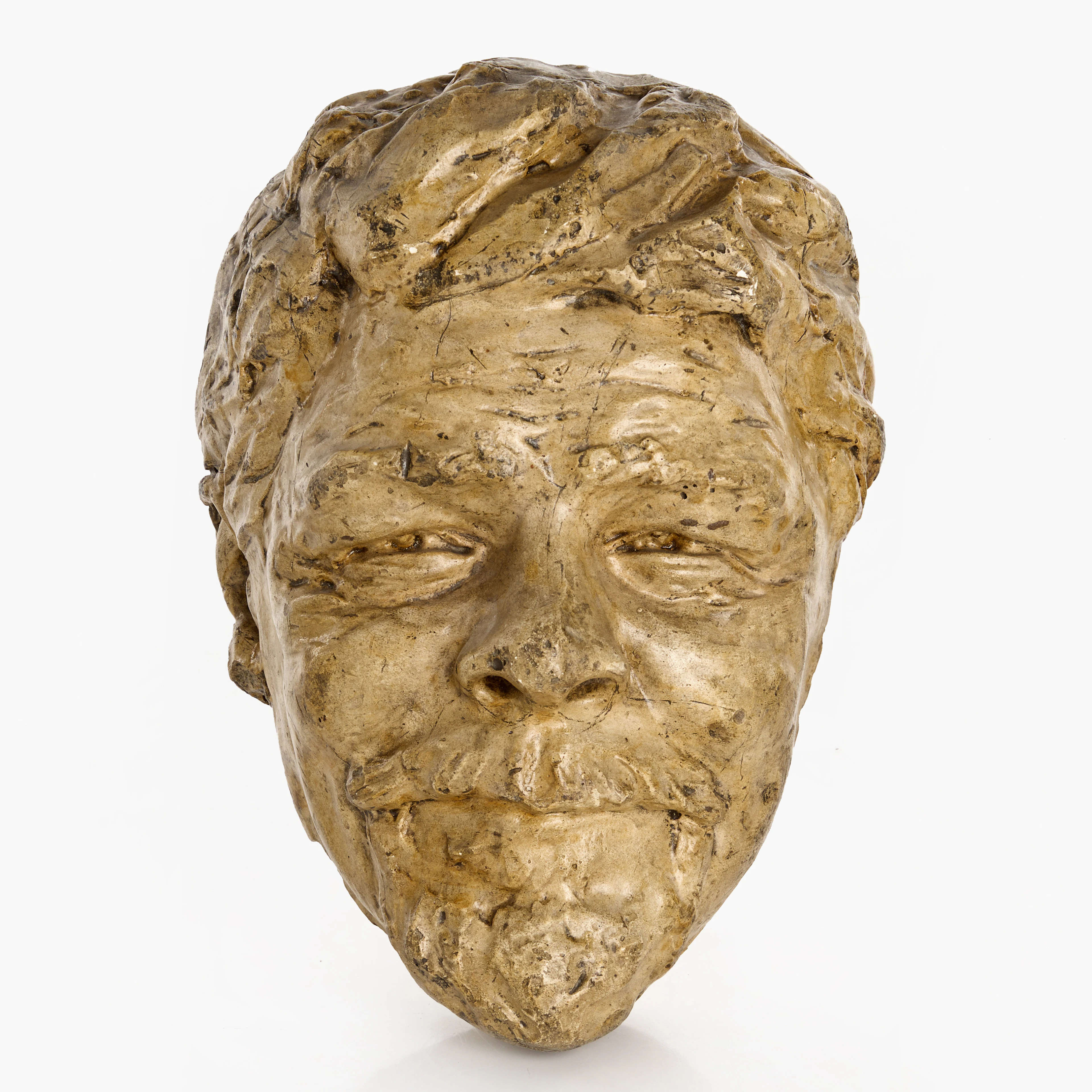 CHRISTIAN ERIKSSON (SVERIGE, 1858–1935). "Glad kamrat", porträttskulptur