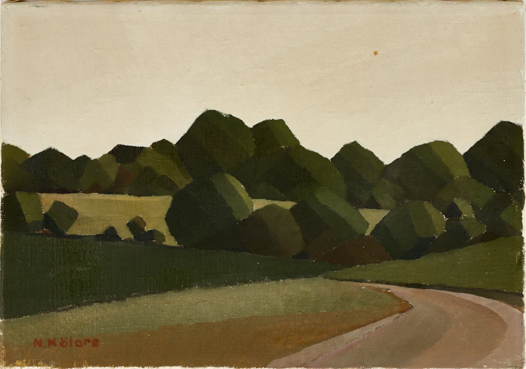 ILS KÖLARE (1930–2007). Landskap, signerad, olja på duk.