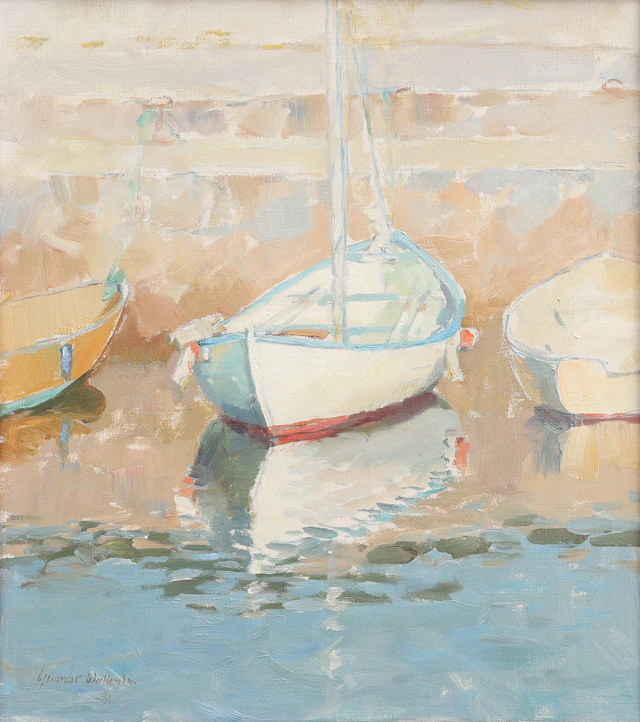 GUNNAR WALLENTIN. HAMNEN I MÖLLE.