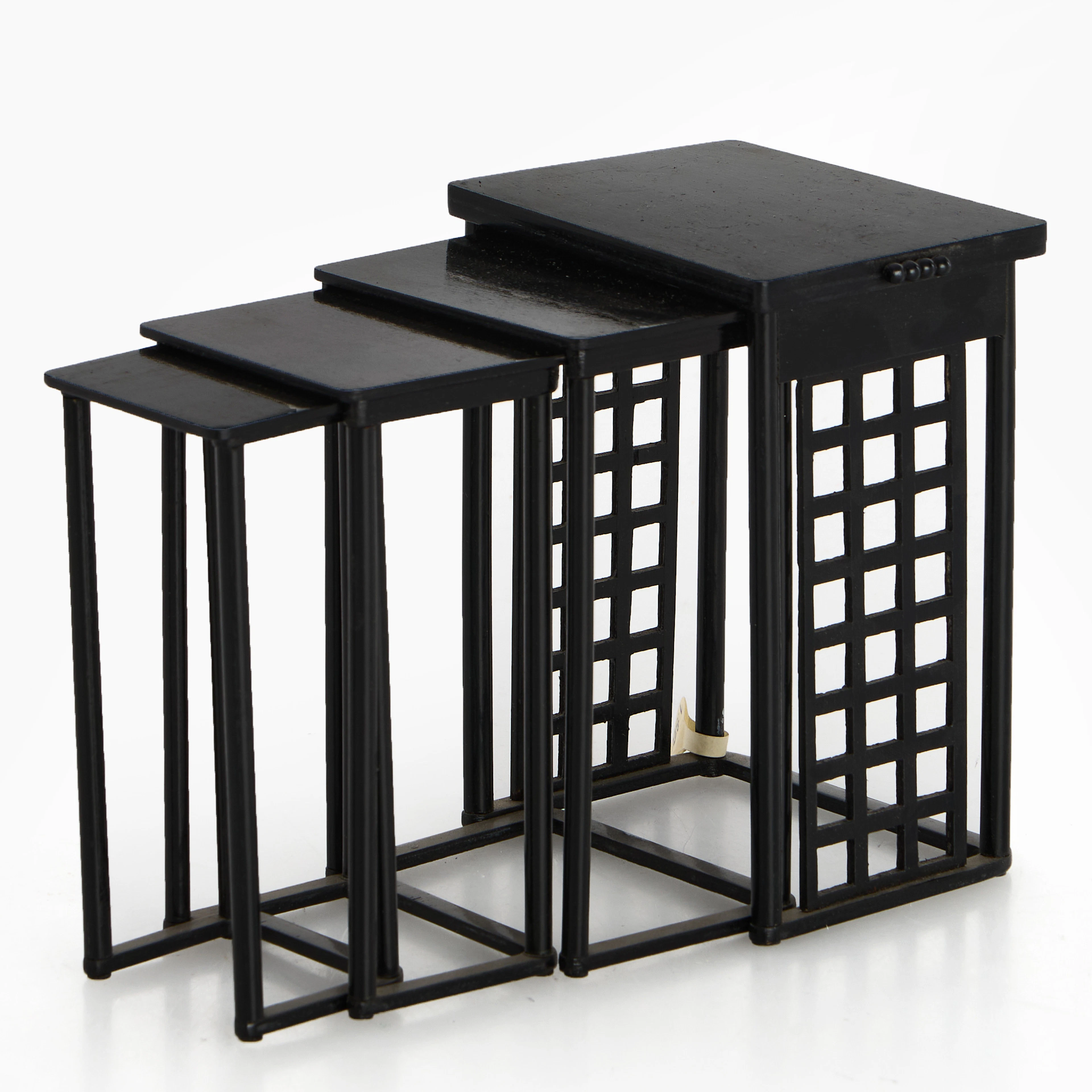 JOSEF HOFFMANN (1870–1956). EFTER. Satsbord, 4 delar, miniatyr, (modell