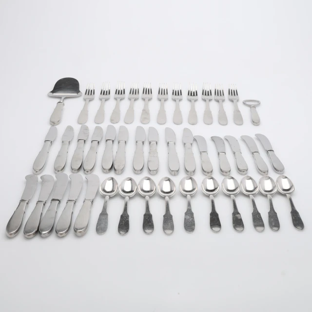 GUNDORPH ALBERTUS. BESTICK, "MITRA", FÖR GEORG JENSEN, RAADVAAD, DANMARK.