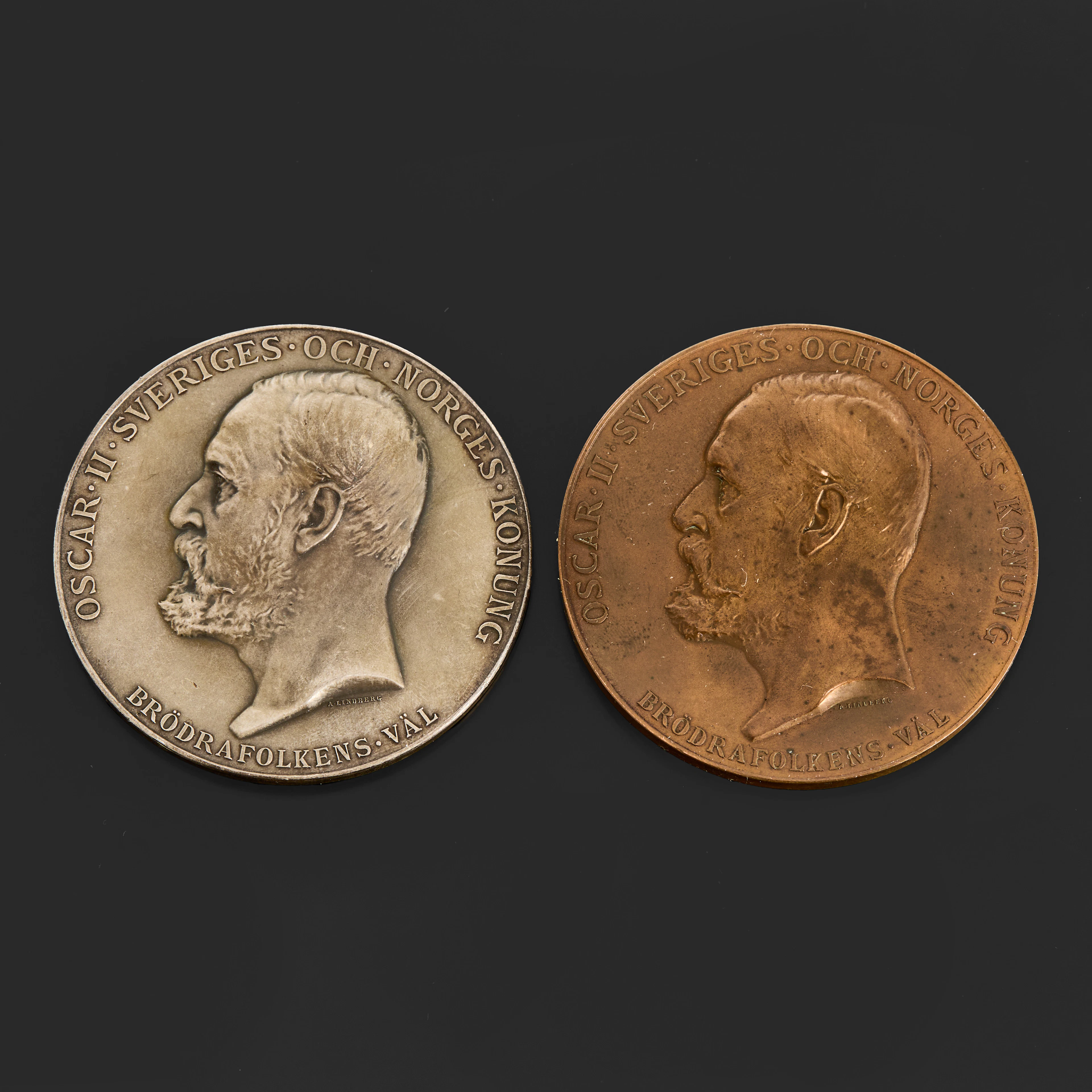 ALLMÄNNA KONST- och INDUSTRIUTSTÄLLNINGEN, Stockholm 1897, silvermedalj