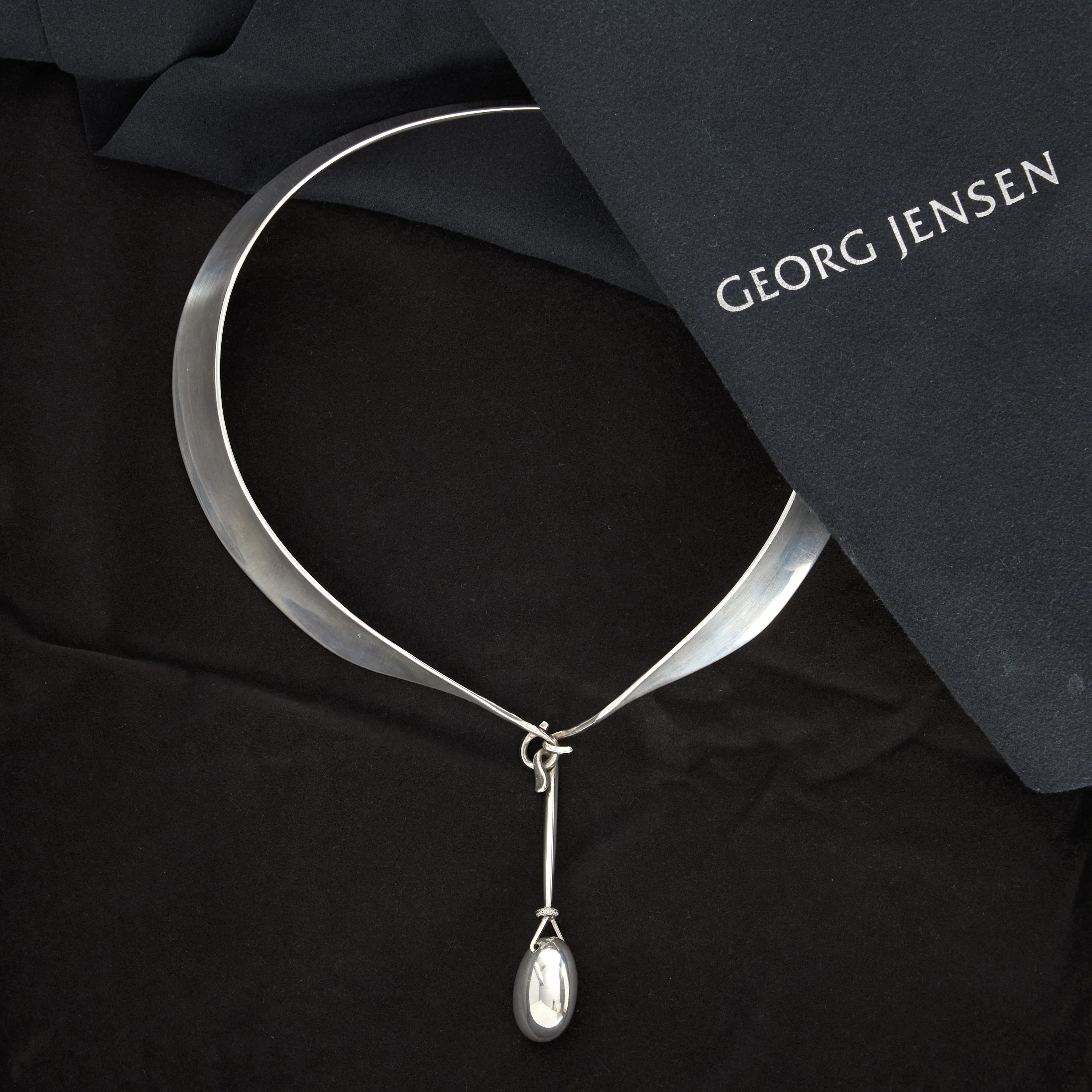 VIVIANNA TORUN BÜLOW-HÜBE (1927–2004). Collier med hänge,"Dew Drop"