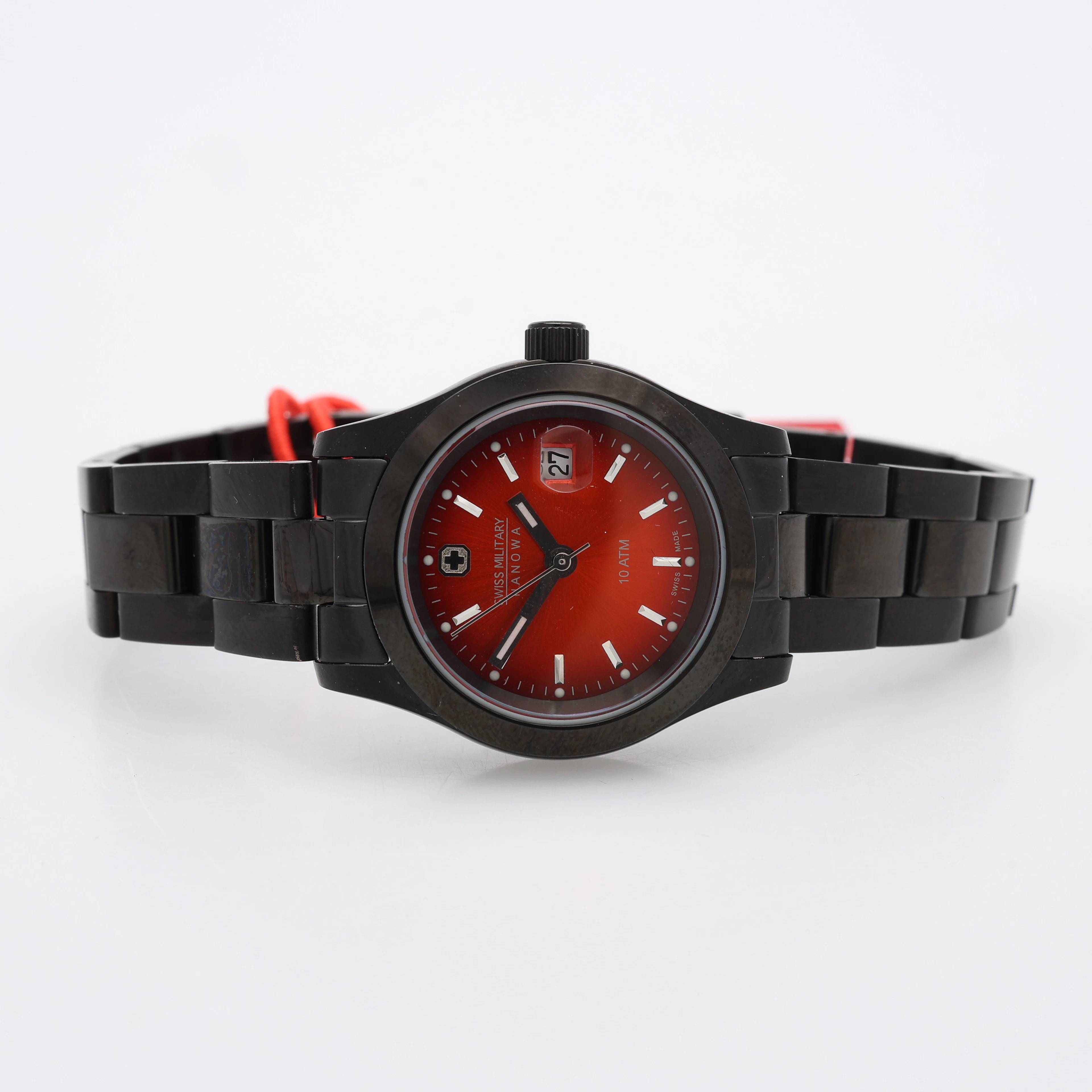 DAMARMBANDSUR, STÅL, SWISS MILITARY HANOWA FREEDOM, QUARTZ.