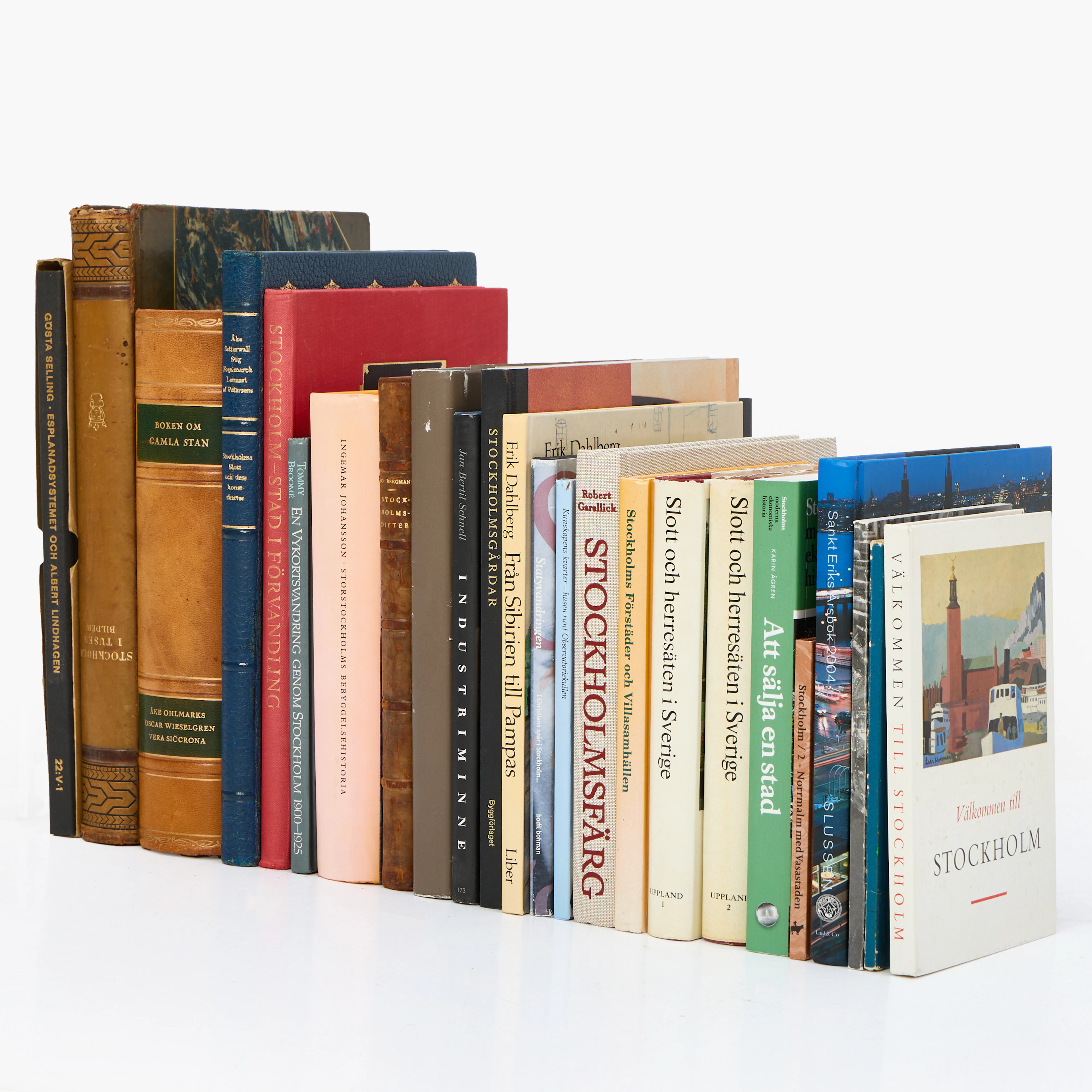 STOCKHOLMS HISTORIA, böcker, 24 volymer, Stockholmiana – Litteratur