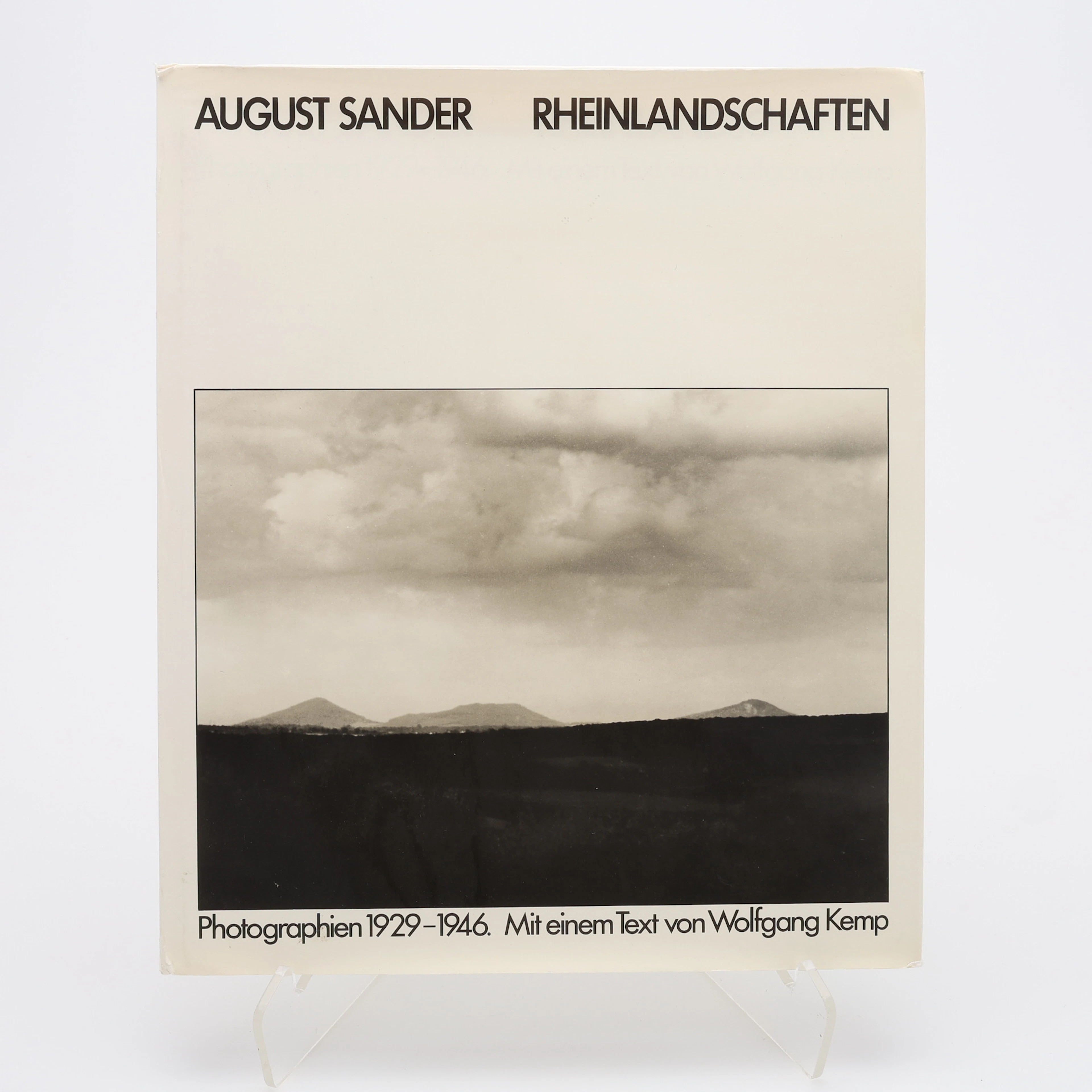 FOTO. DEN TYSKE FOTOGRAFEN AUGUST SANDERS "RHEINLANDSCHAFTEN: PHOTOGRAPHIEN