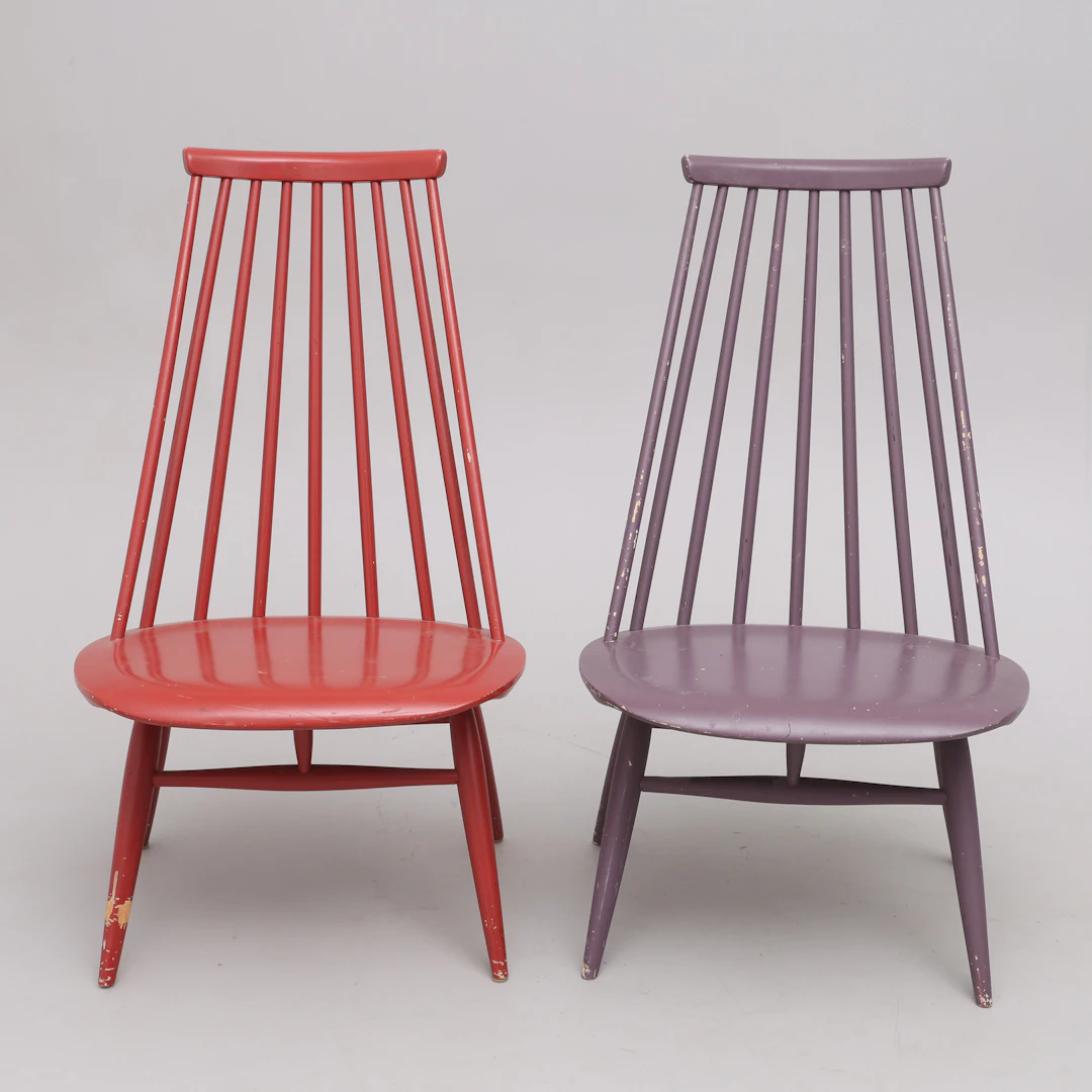 ILMARI TAPIOVAARA. STOLAR, 2 ST, "MADEMOISELLE", EDSBYVERKEN, 1960.