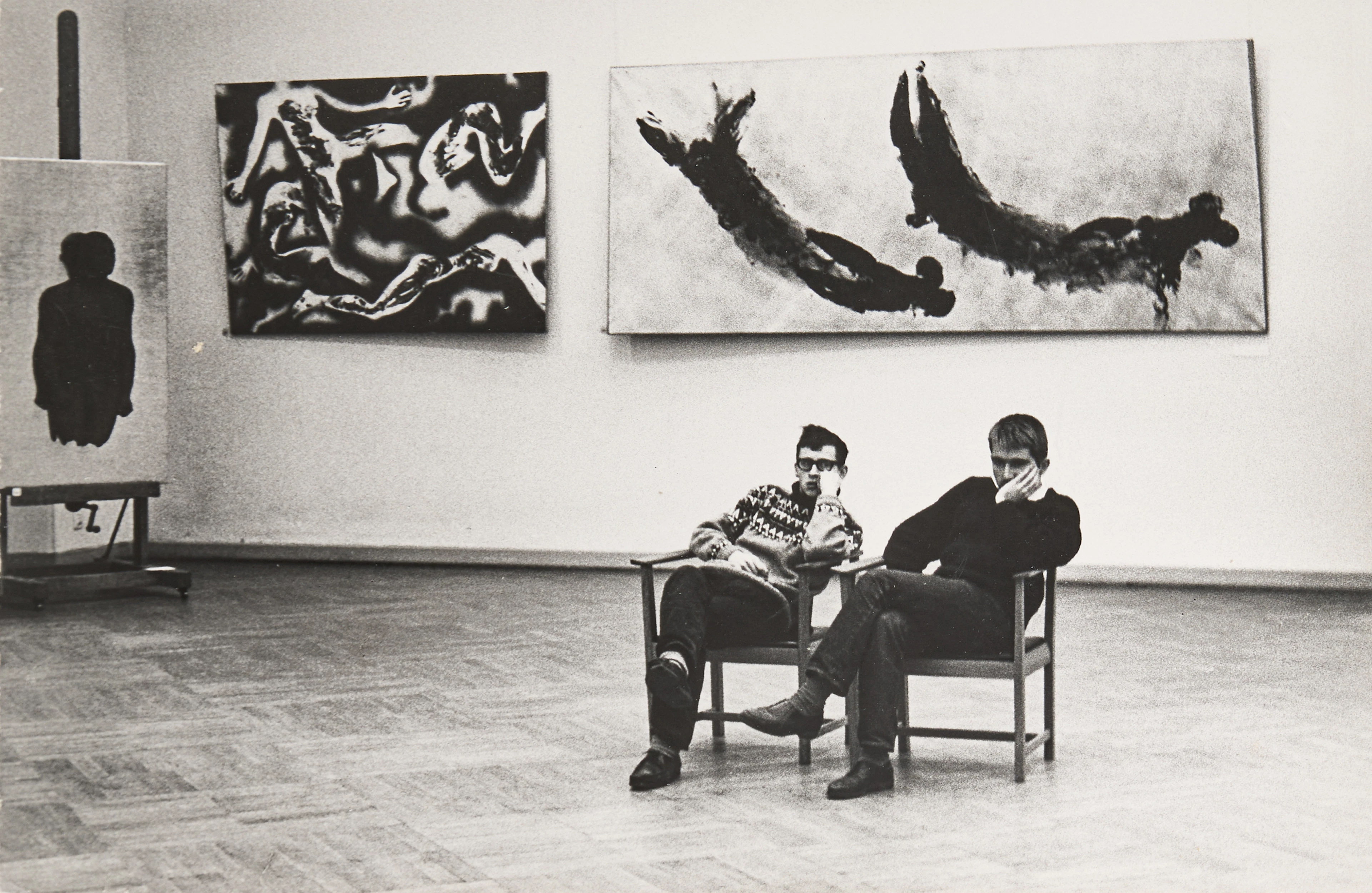 ROLF WERTHEIMER (Sverige, 1930-2025), "Moderna Museet 1960-tal", delvis