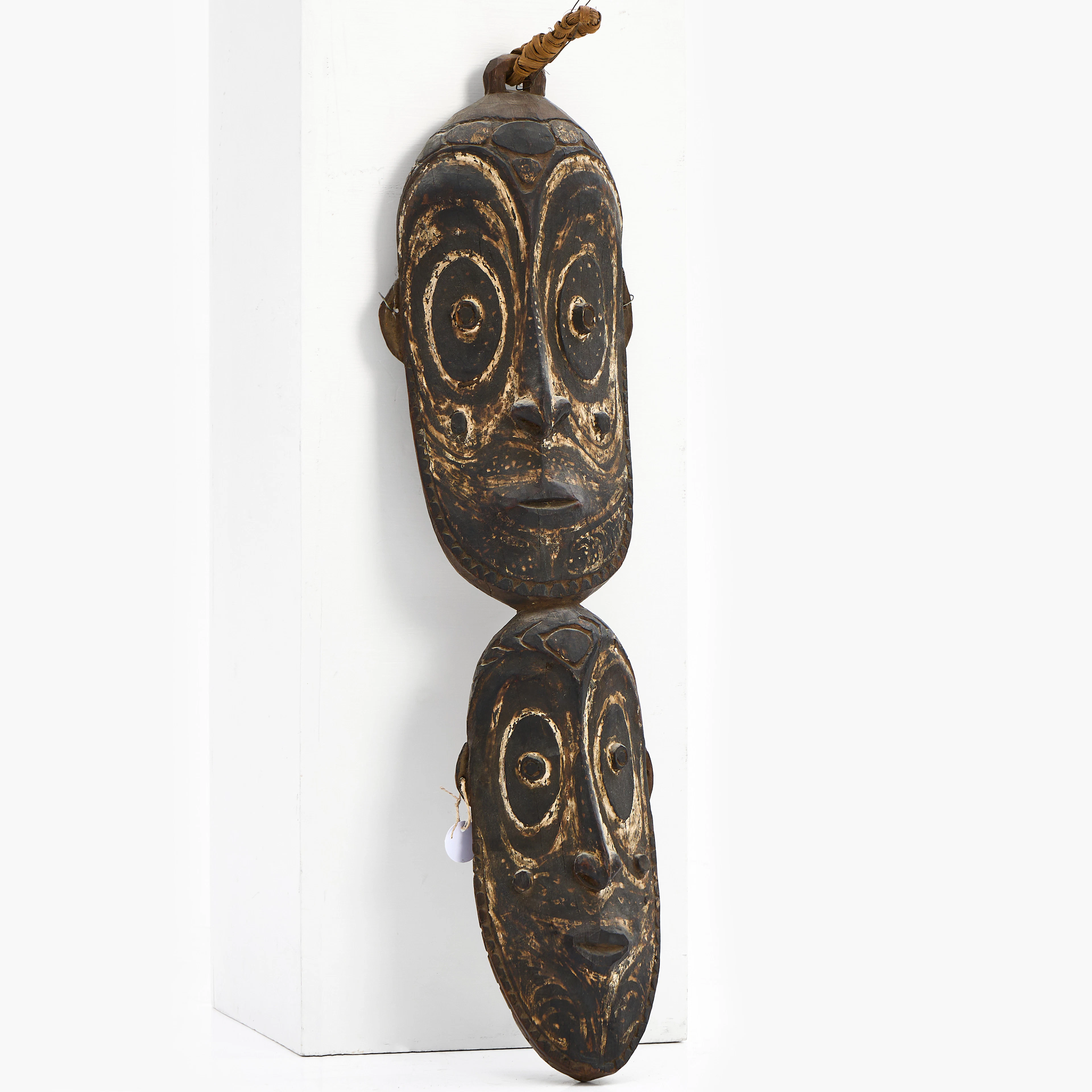 VÄGGMASK, nedre Sepik, Papua Nya Guinea, 1900-talets senare del.