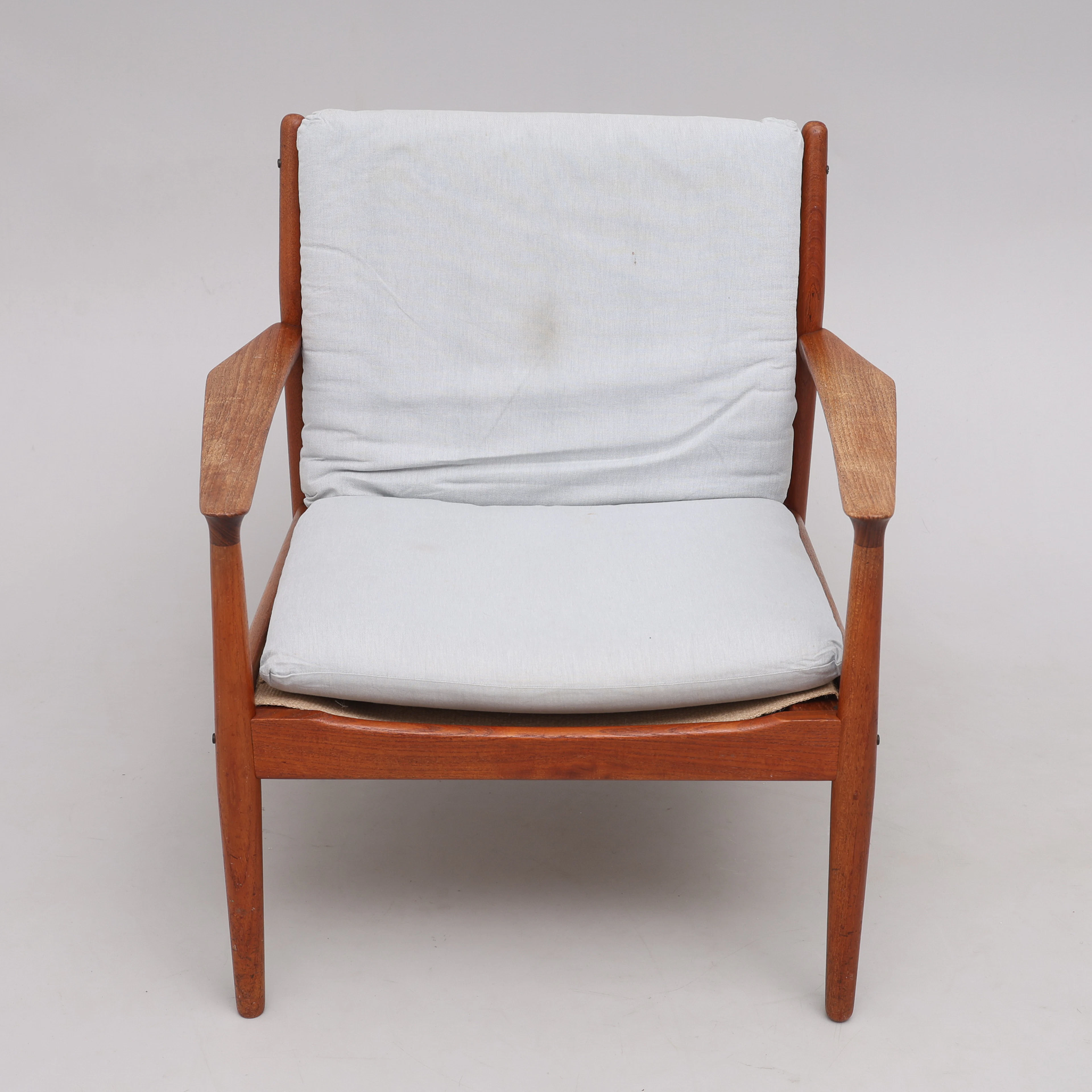 GRETE JALK. FÅTÖLJ, TEAK, GLOSTRUP MÖBELFABRIK, OMKRING 1900-TALETS MITT.