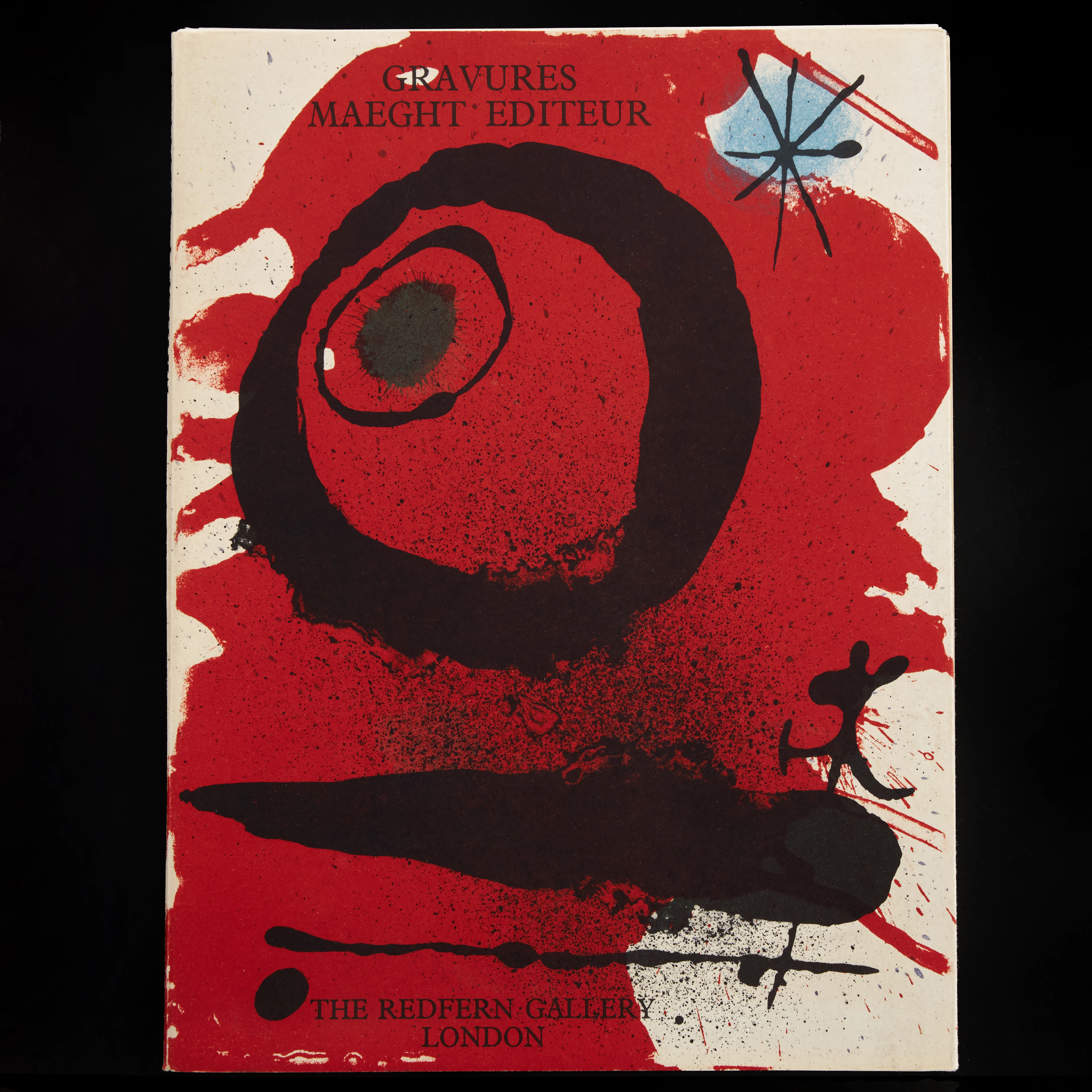 MIRÓ, STEINBERG, KELLY, BRAQUE & GIACOMETTI. Litografier, 6 st, ur