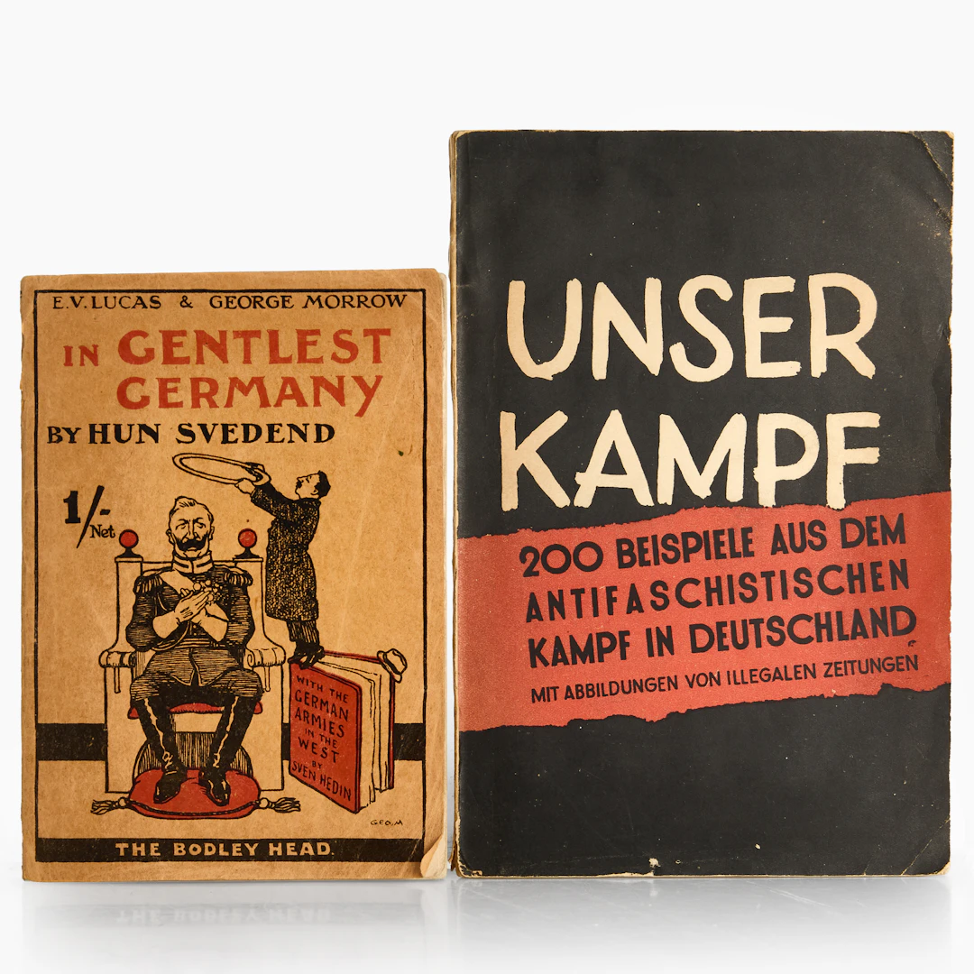 PROPAGANDA, 2 vol: E.V. Lucas - George Morrow, In gentlest Germany