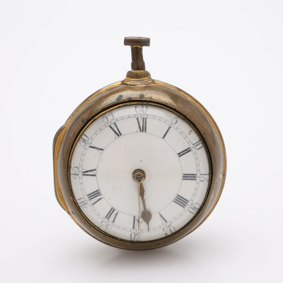 SPINDELUR, FÖRGYLLD METALL, ATLAM, LONDON, 1700-TALETS ANDRA HÄLFT.