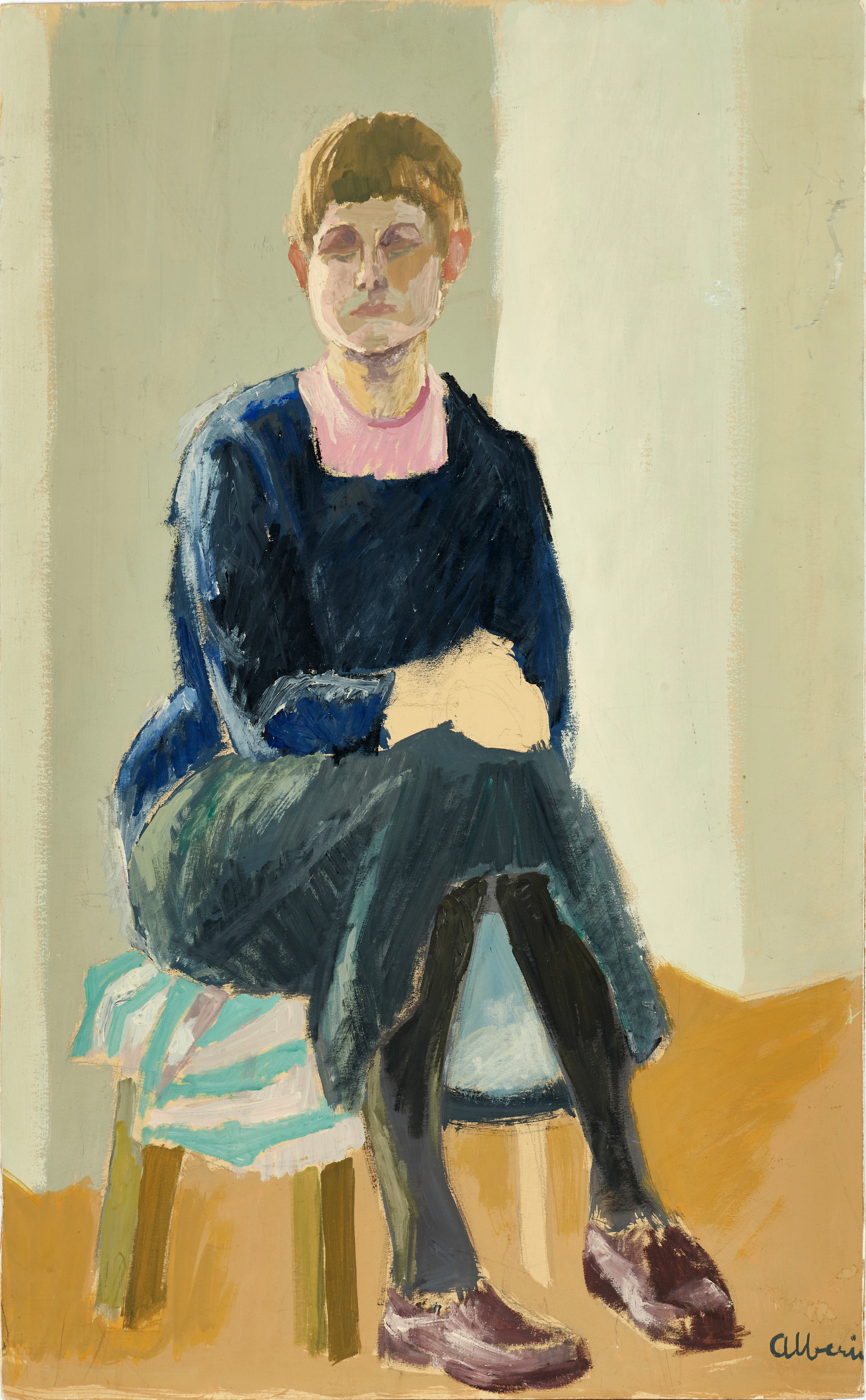 OLLE ALBERIUS (Jönköping 1926-1993 Orrefors), 3 st., Porträttstudier