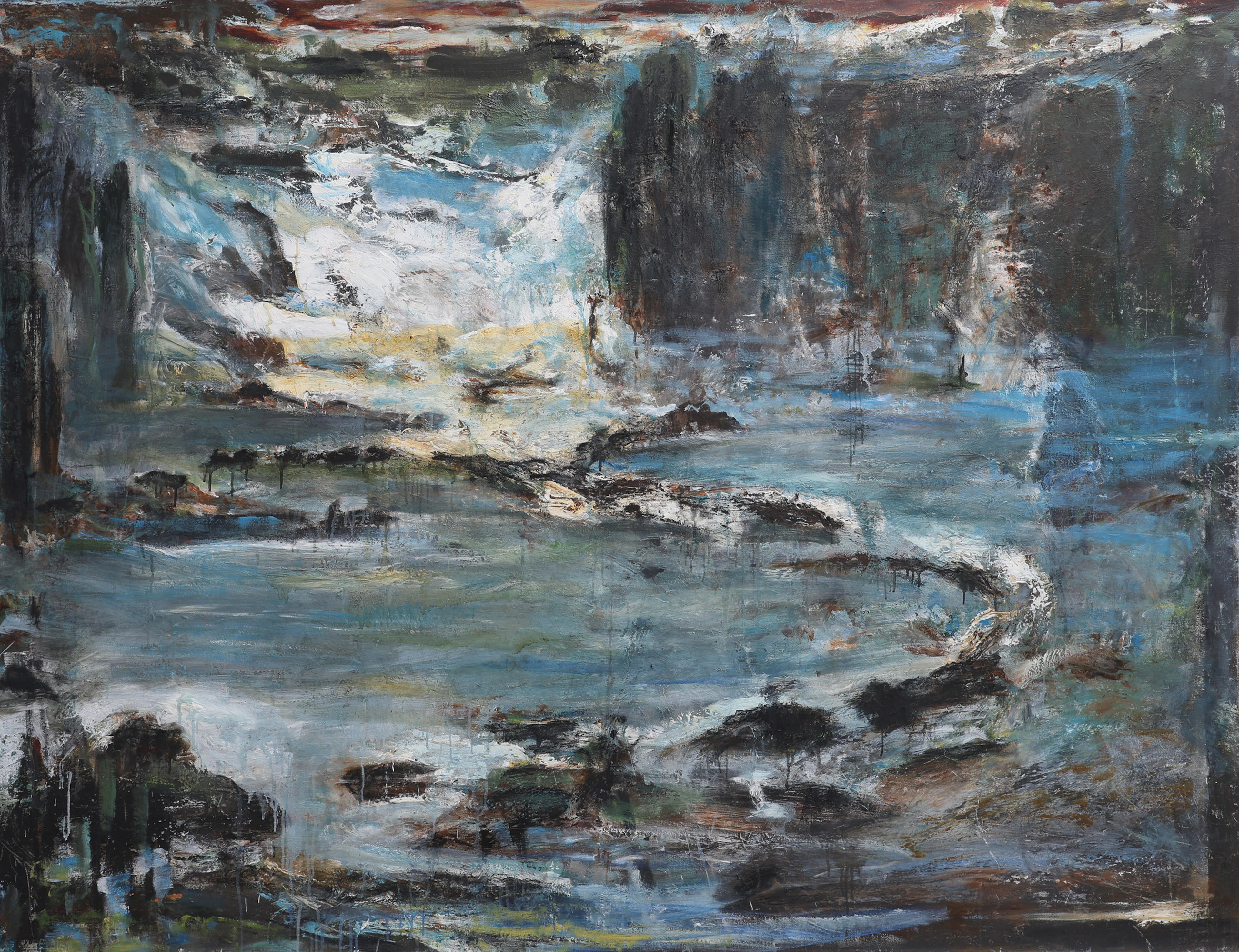 BJÖRN WESSMAN (FÖDD 1949). "STENSKÄRA", 1988.