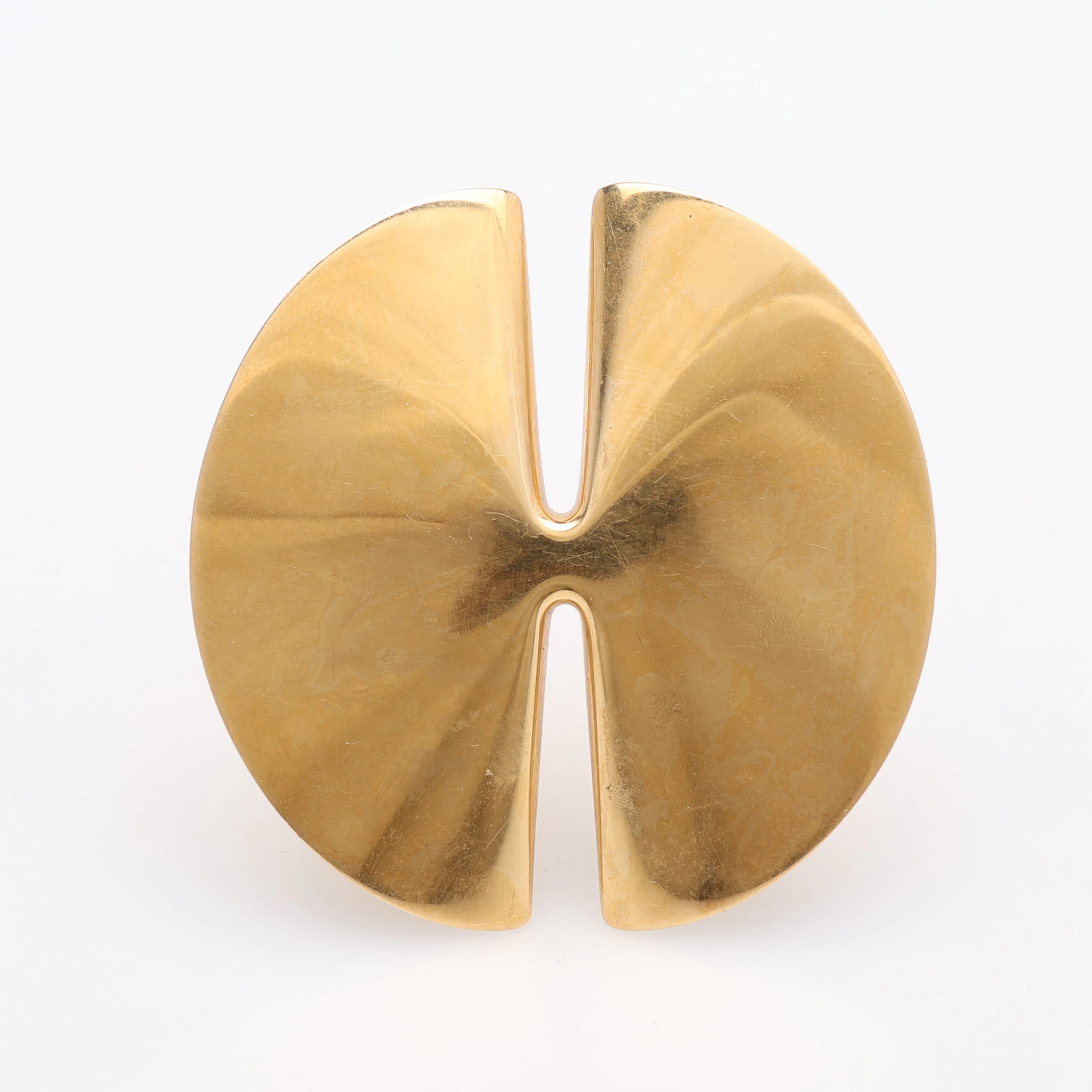 ANNA DITZEL. BROSCH, 18K GULD, MODELL 1337A, GEORG JENSEN, 28 GRAM.