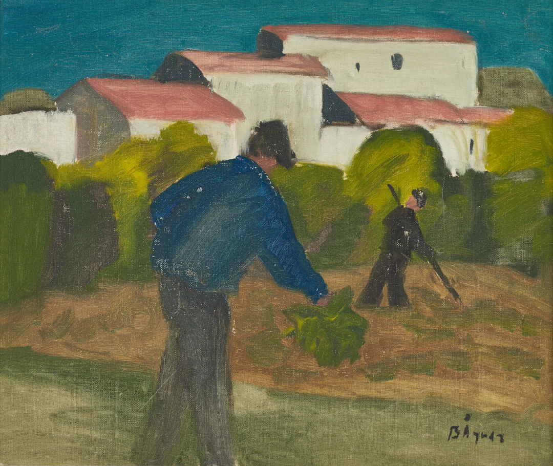 BENGT ÅGREN. Motiv från Malaga, olja på duk, 1900-talets tredje kvartal