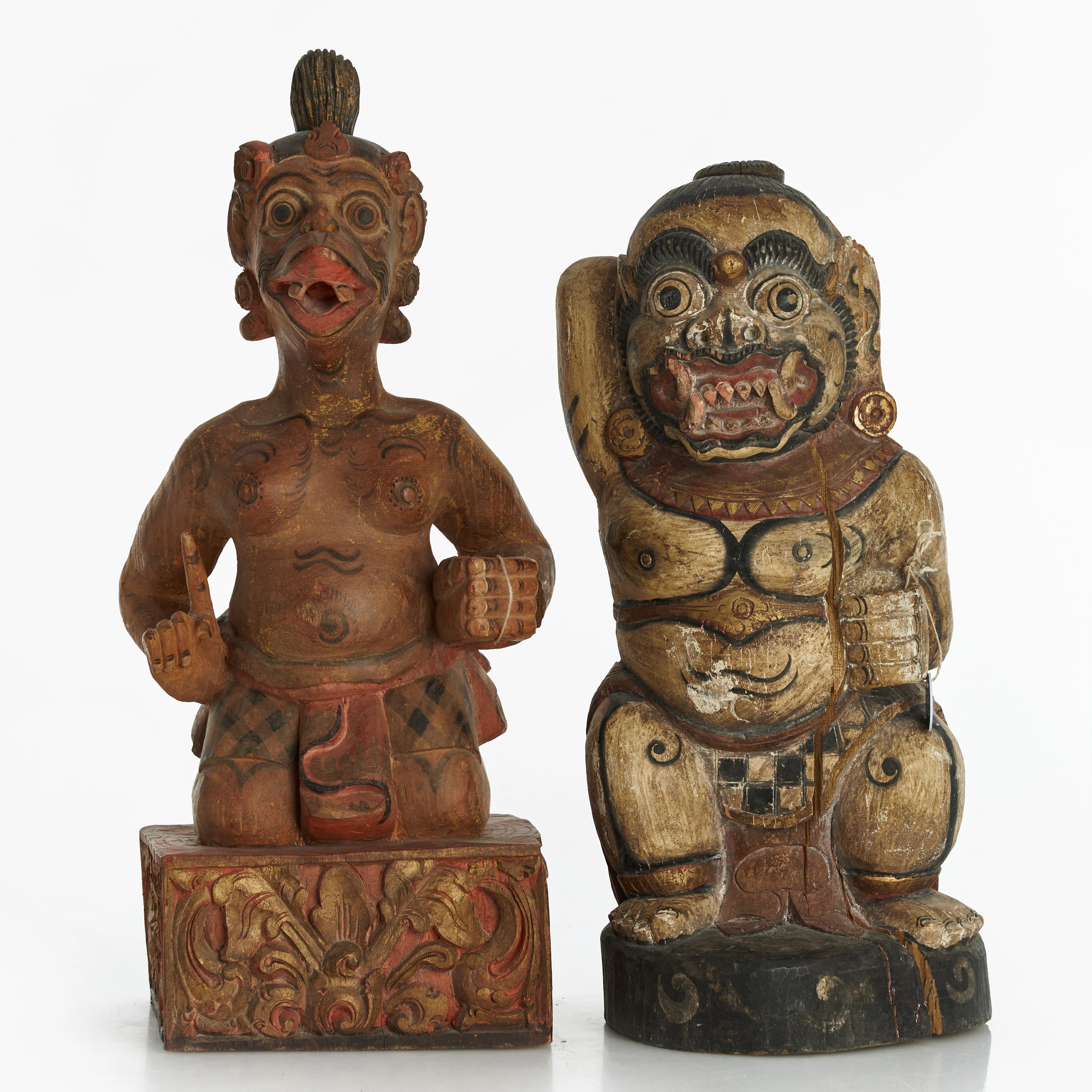 TEMPELVÄKTARE/DEMON, 2st, Bali, 1900-talets senare del.