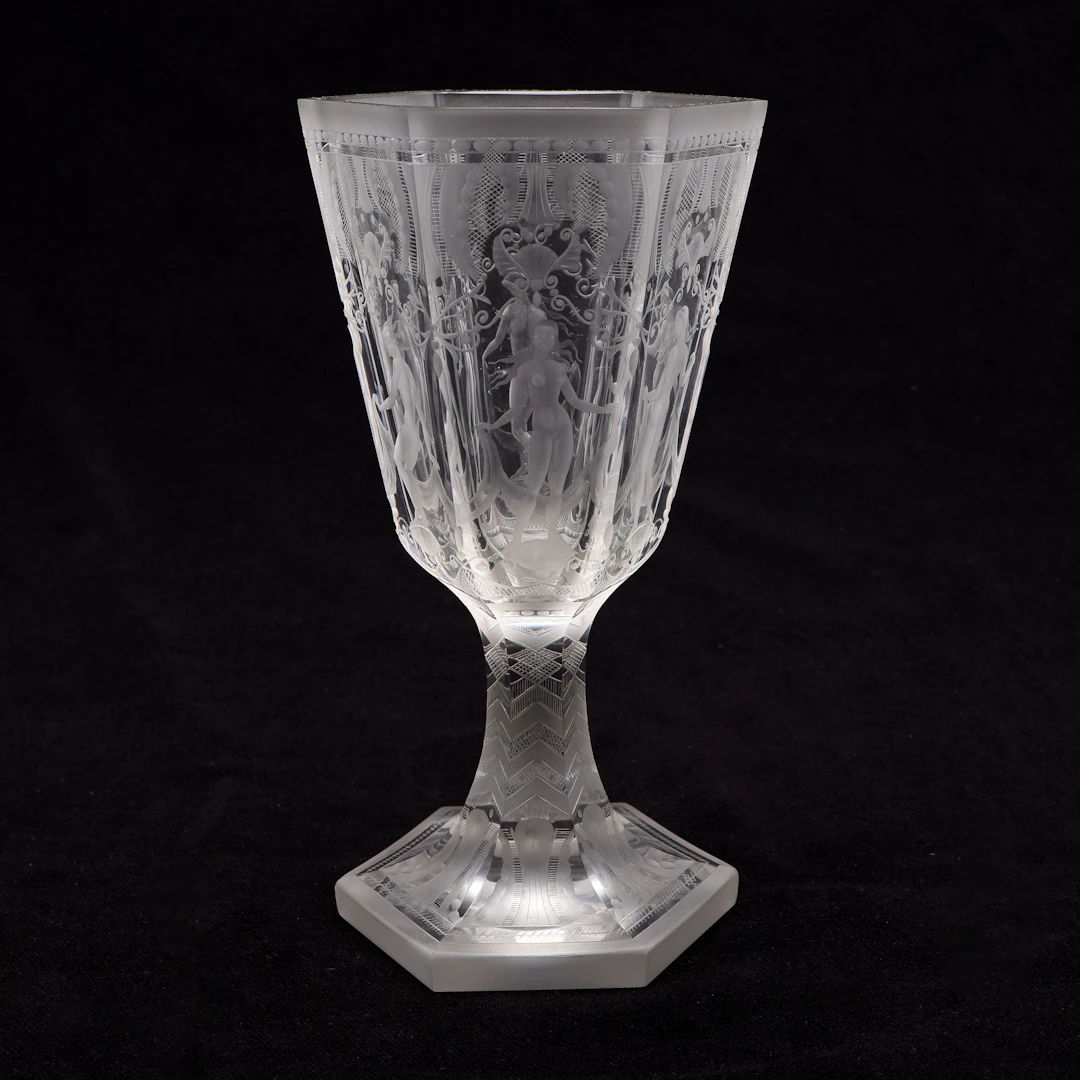 SIMON GATE. POKAL, "SEX GRACER", ORREFORS 1957.