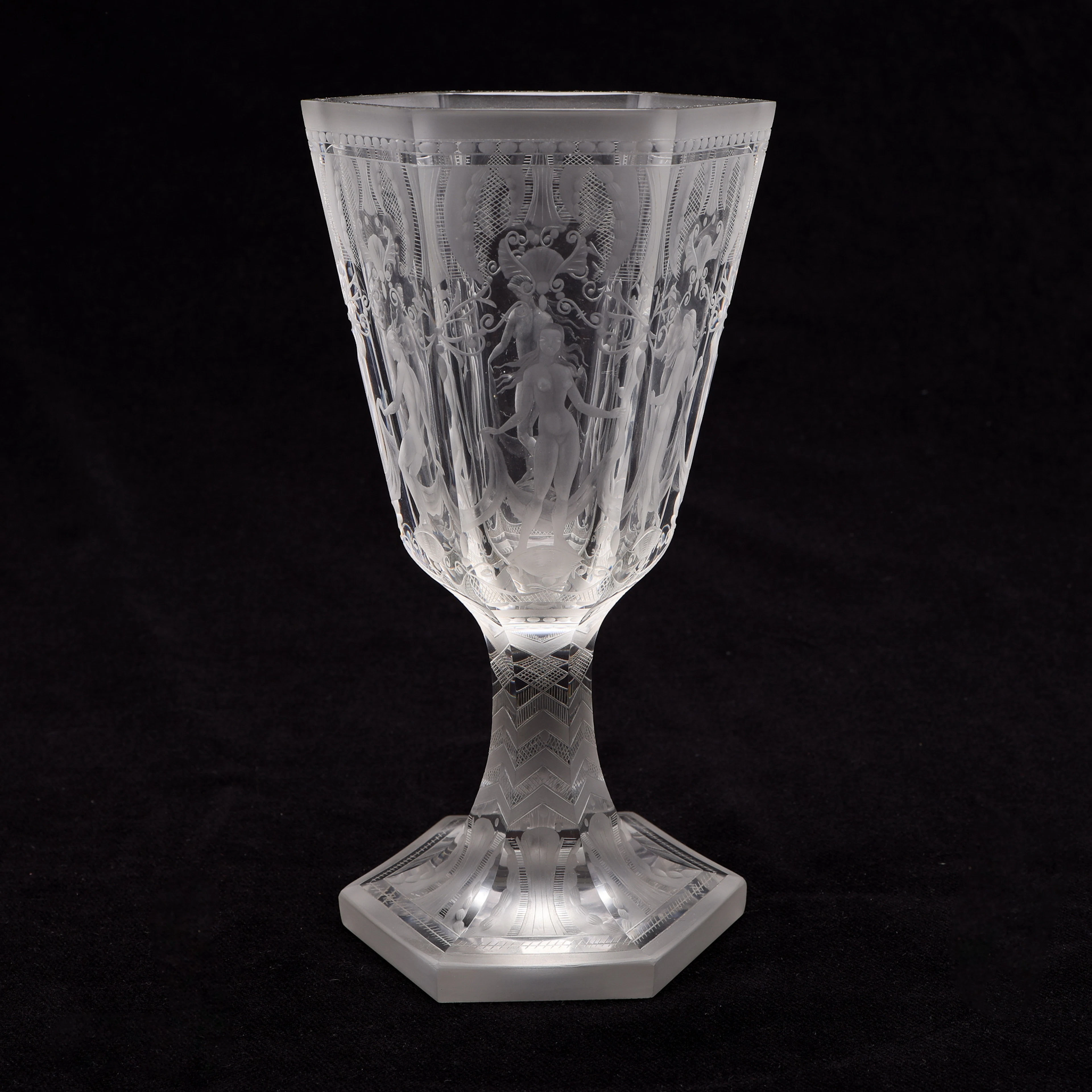 SIMON GATE. POKAL, "SEX GRACER", ORREFORS 1957.