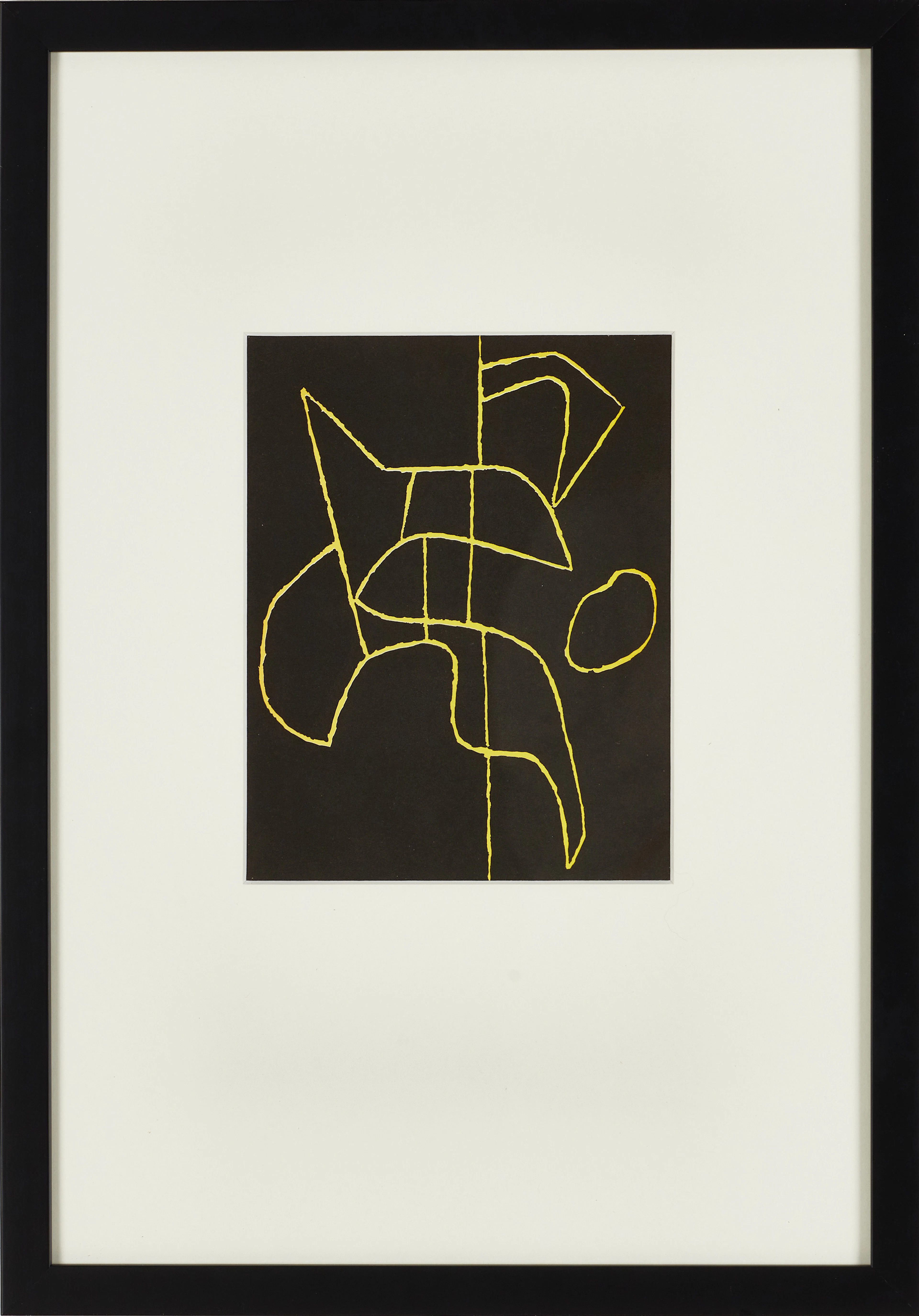 RICHARD WINTHER (Danmark, 1926-2007), efter, Komposition, 1956, färgtryck.