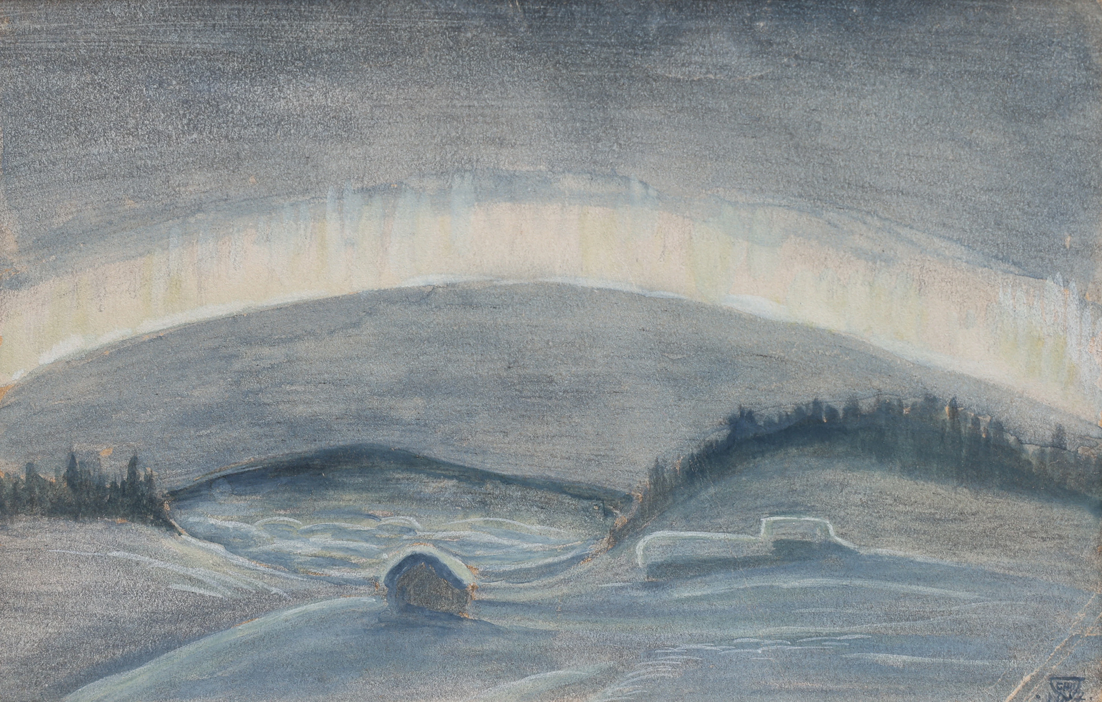 GÖSTA ADRIAN-NILSSON. "NORRSKEN, MEDELPAD".