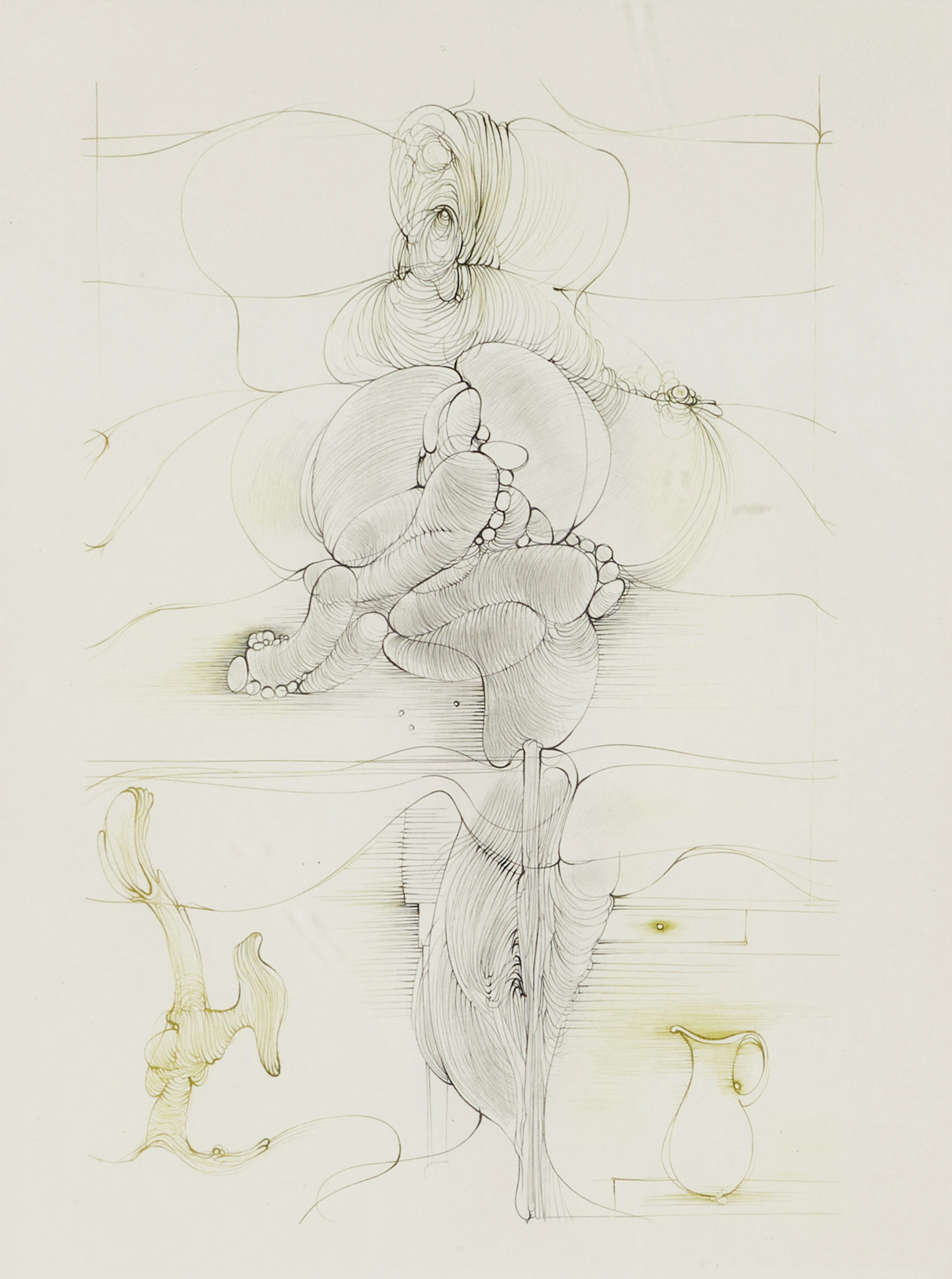 HANS BELLMER (1902-1975). Eleven and a half hours, signerad och numrerad