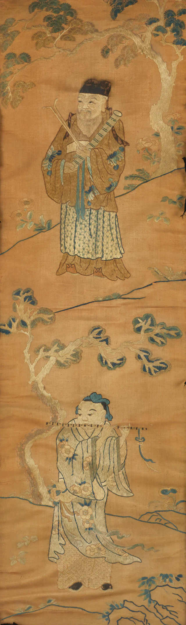 SIDENBRODERI, Kina, Qingdynastin, omkring 1900.