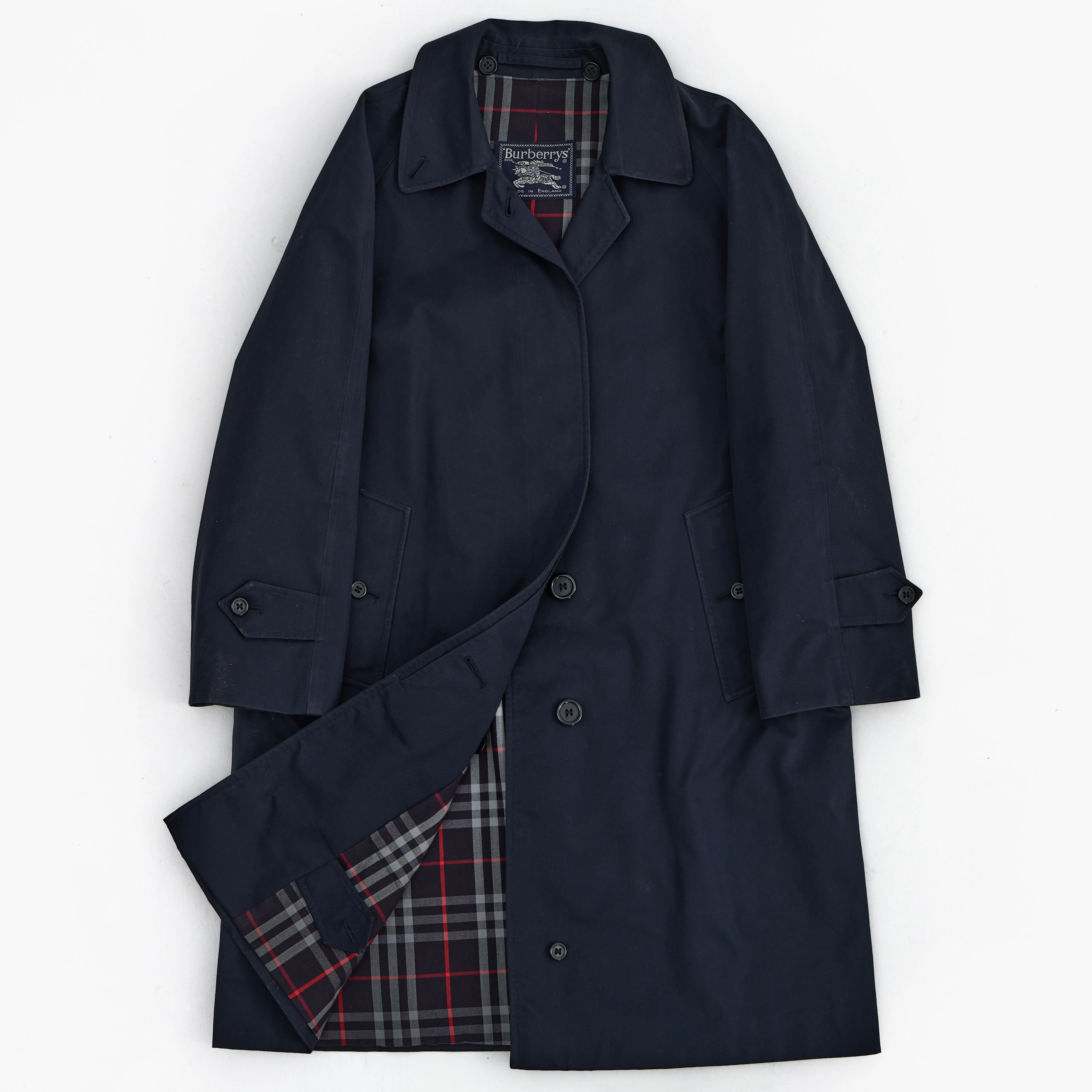 BURBERRY, Trenchcoat, dam, storlek 8 petit, England, raglam.