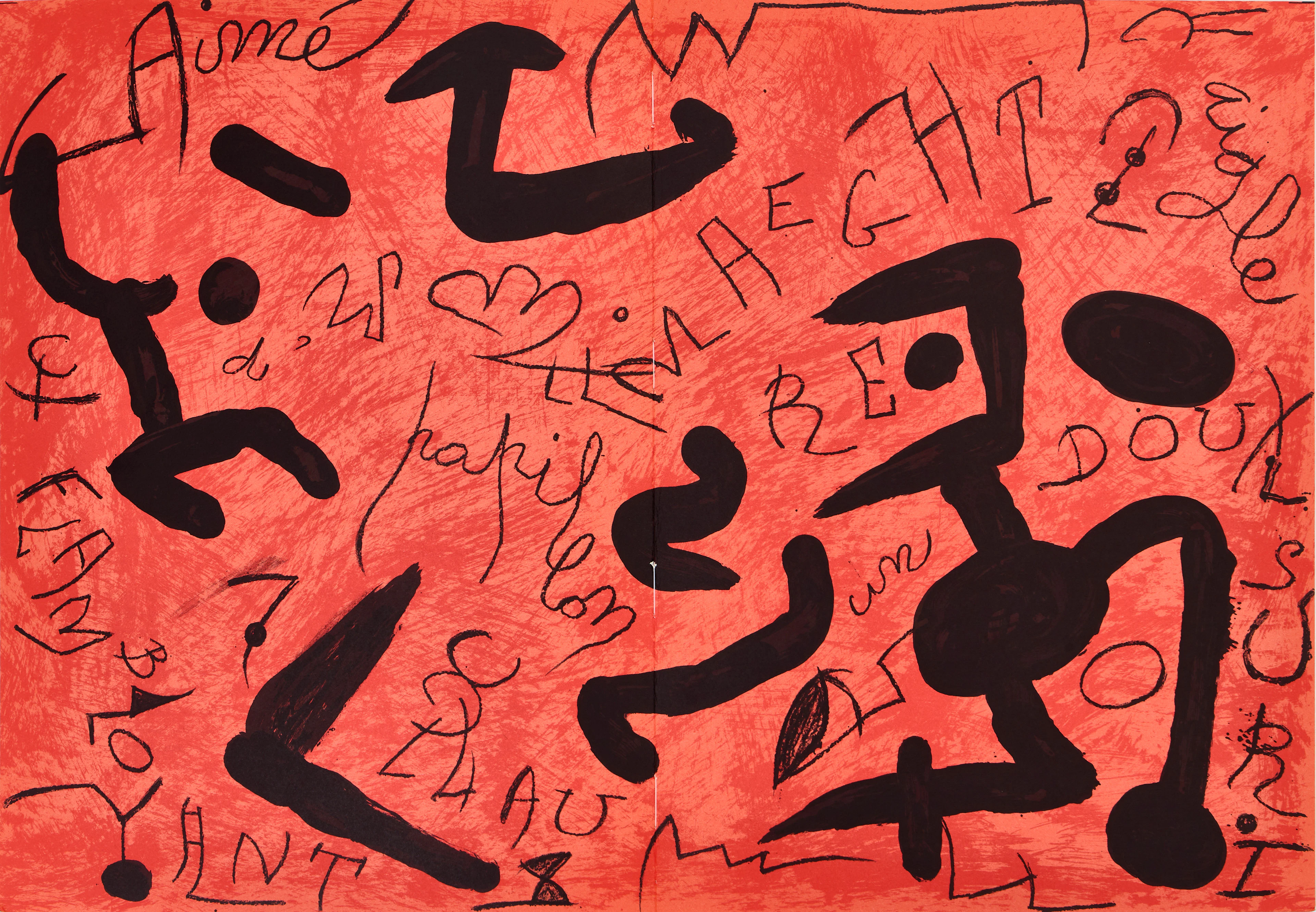 DERRIÈRE LE MIROIR,"Hommage à Marguerite et Aimé Maeght" No. 250, 1982.
