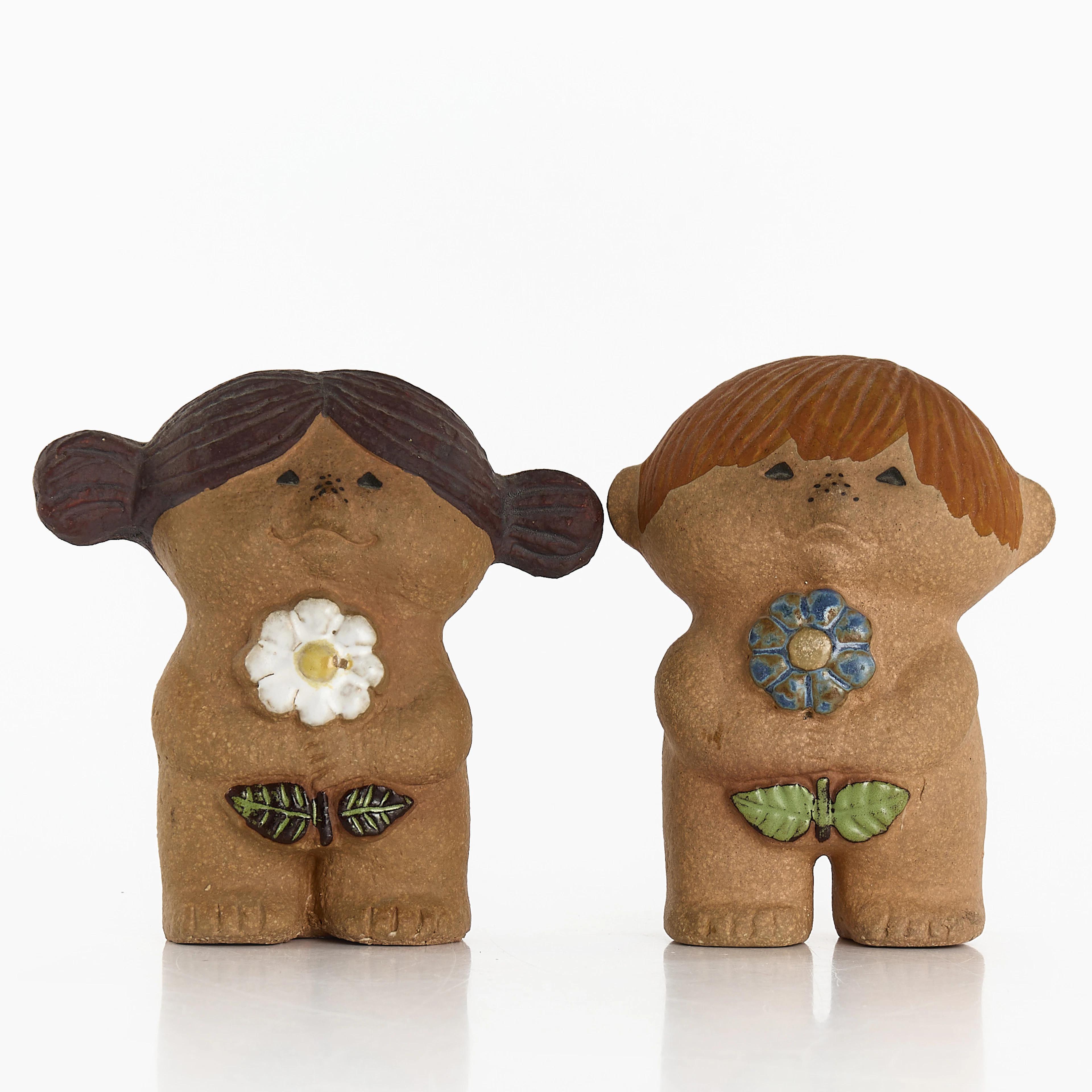 LISA LARSON. Figuriner, 2 st, Adam & Eva, ur serien Adam & Eva (1972)