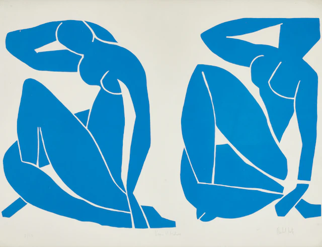 HENRI MATISSE (FRANKRIKE, 1869–1954). EFTER. Nu Bleu, grafiskt blad