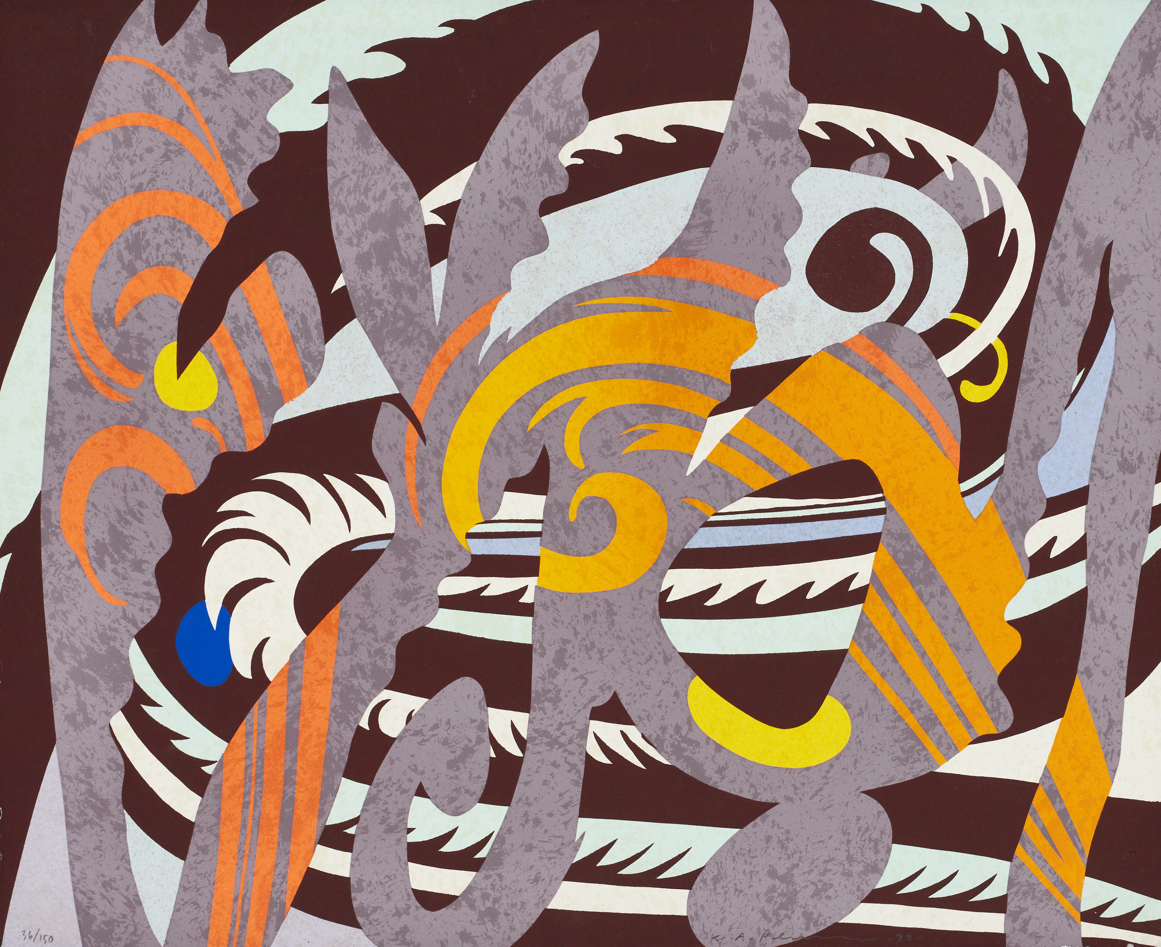 KARL AXEL PEHRSON (1921-2005). "Alternus XII", 1992, signerad, numrerad