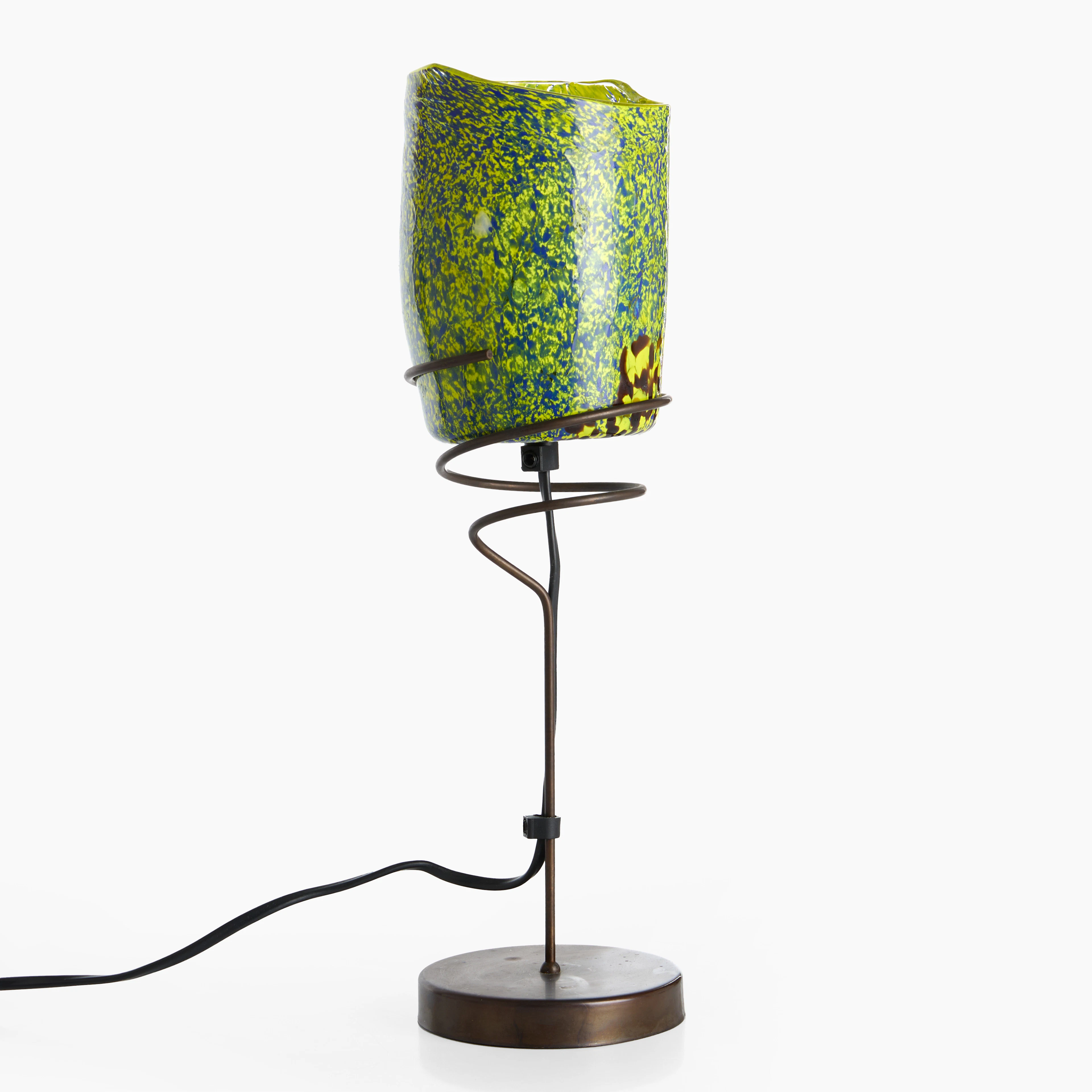 BAROVIER & TOSO. Bordslampa. 1900/2000-tal. Etikettmärkt.