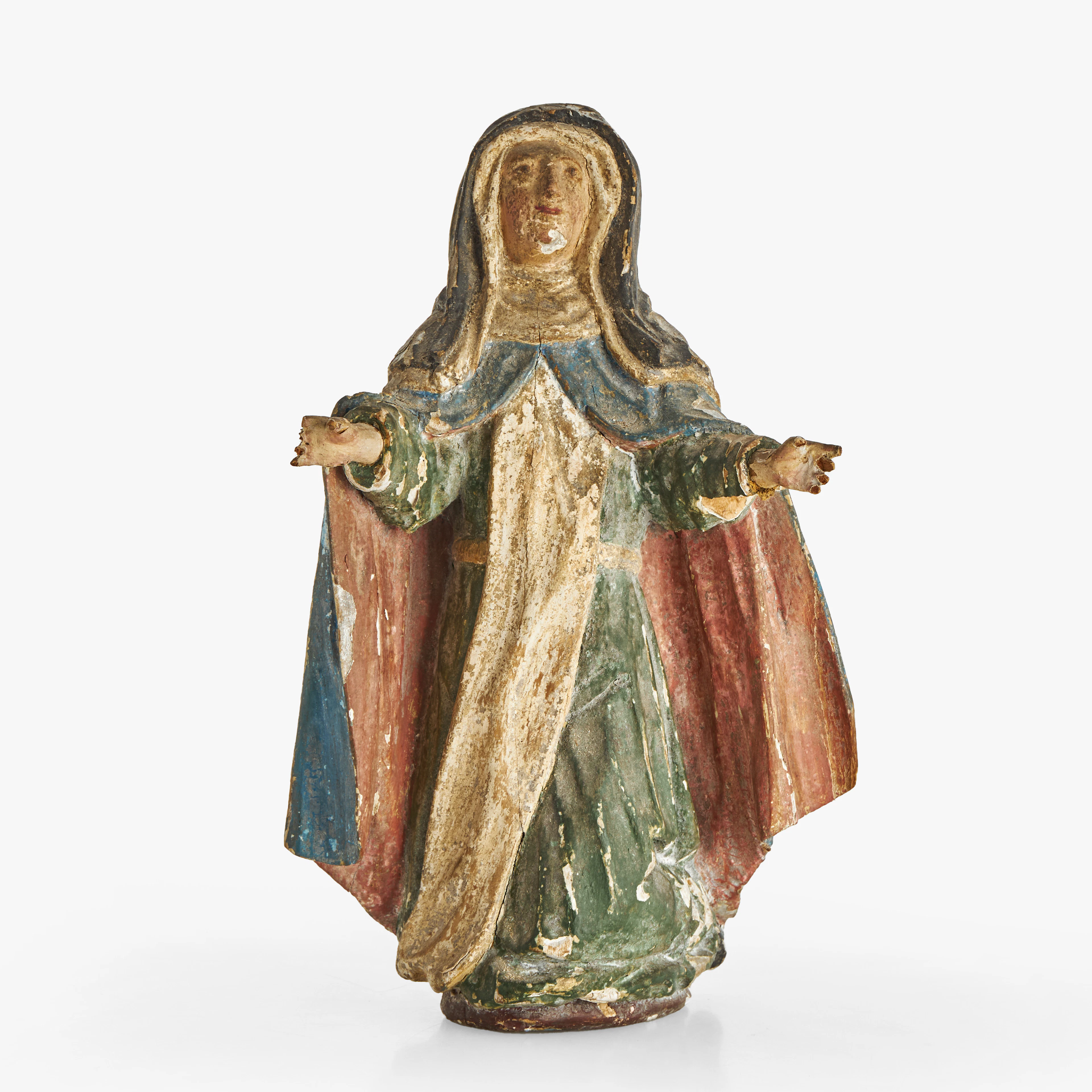 SAKRAL SKULPTUR, helgonfigur, kontinentalt arbete, 1600/1700-tal