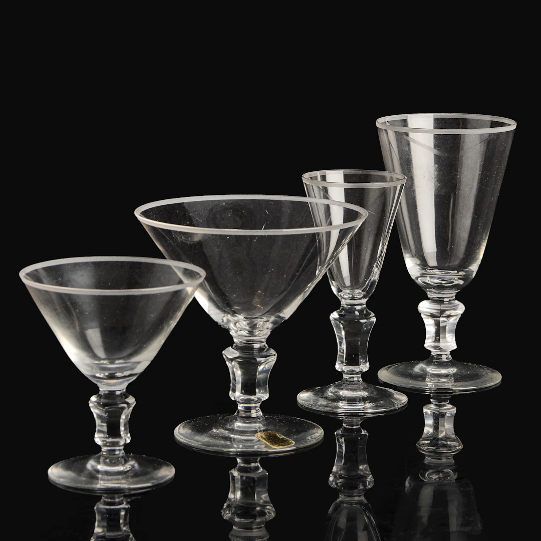 ELIS BERGH. Glasservis, 67 delar, modell "Kulla", Kosta, 1940-tal